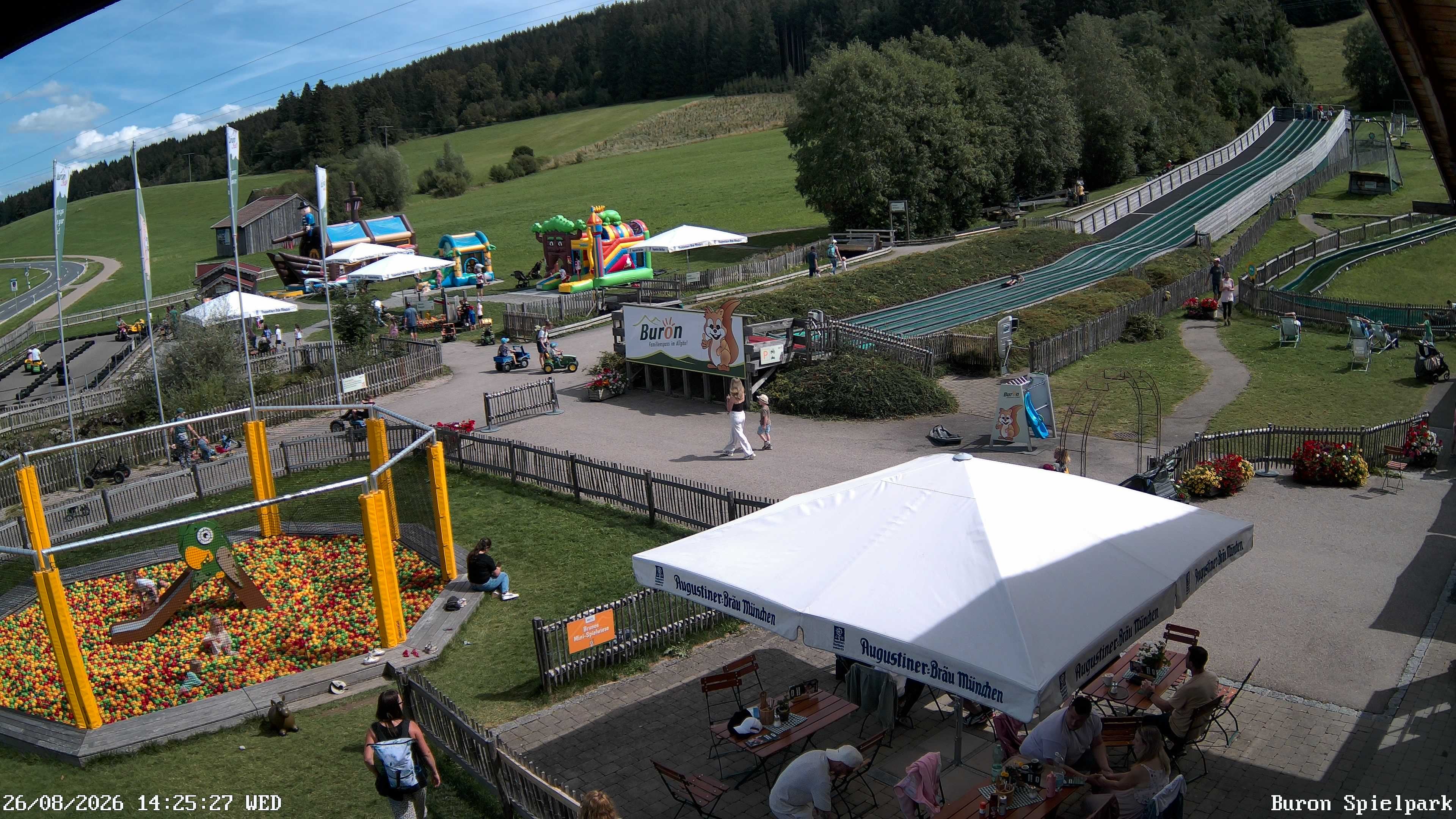 Archiv Foto Webcam Fernsicht auf den Gasthof Buron Stadl im Tal