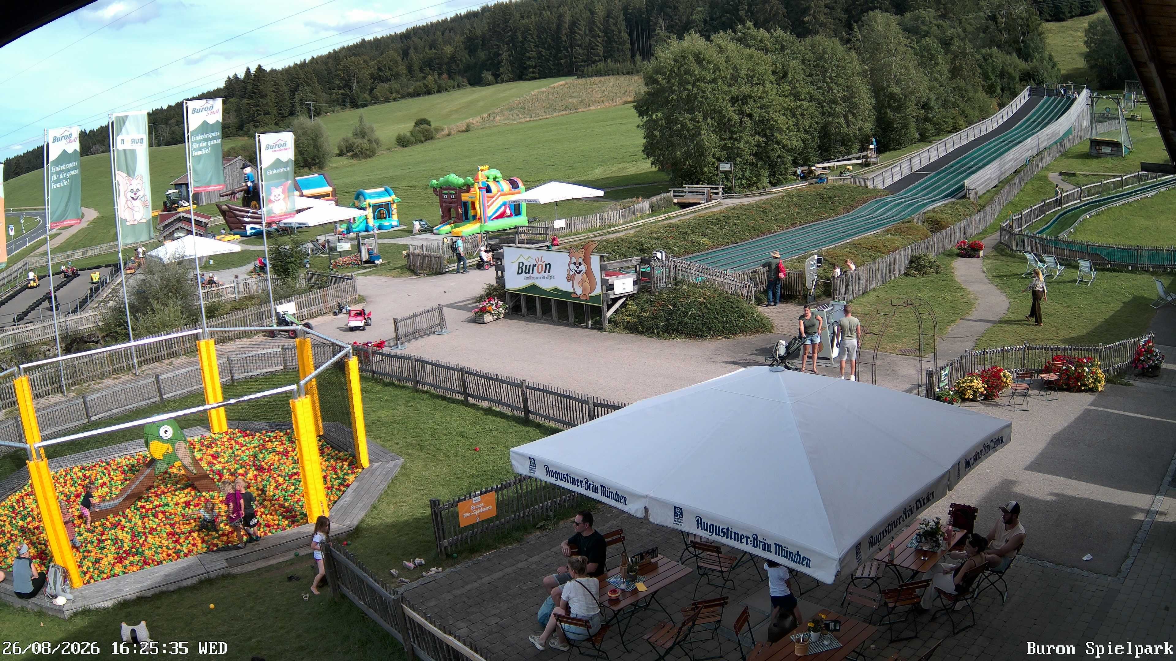 Archiv Foto Webcam Fernsicht auf den Gasthof Buron Stadl im Tal