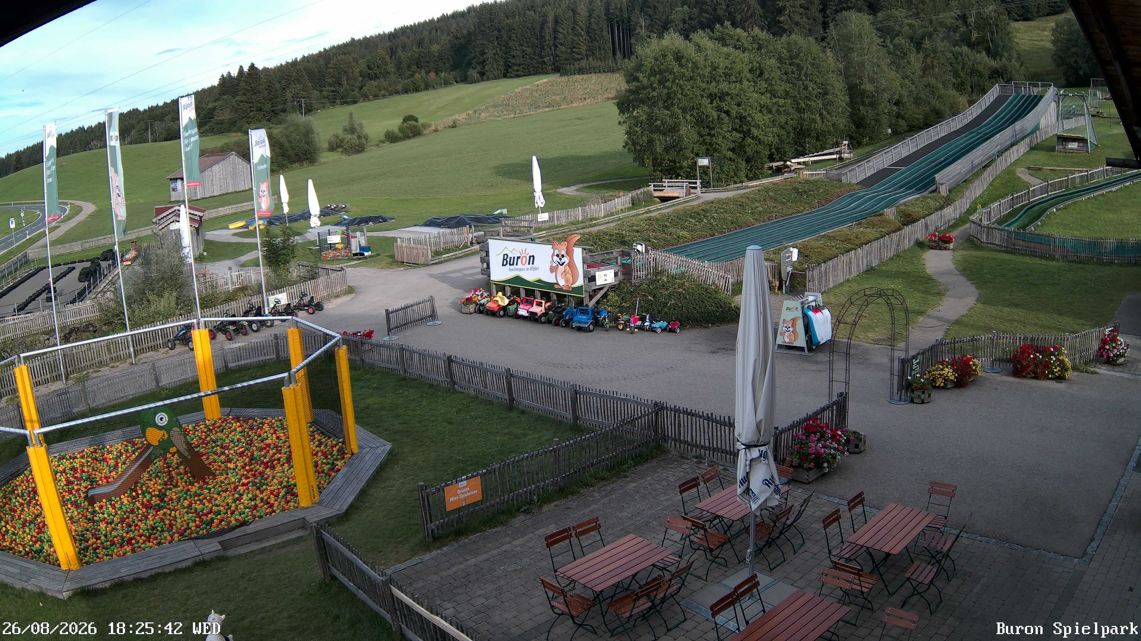 Archiv Foto Webcam Fernsicht auf den Gasthof Buron Stadl im Tal