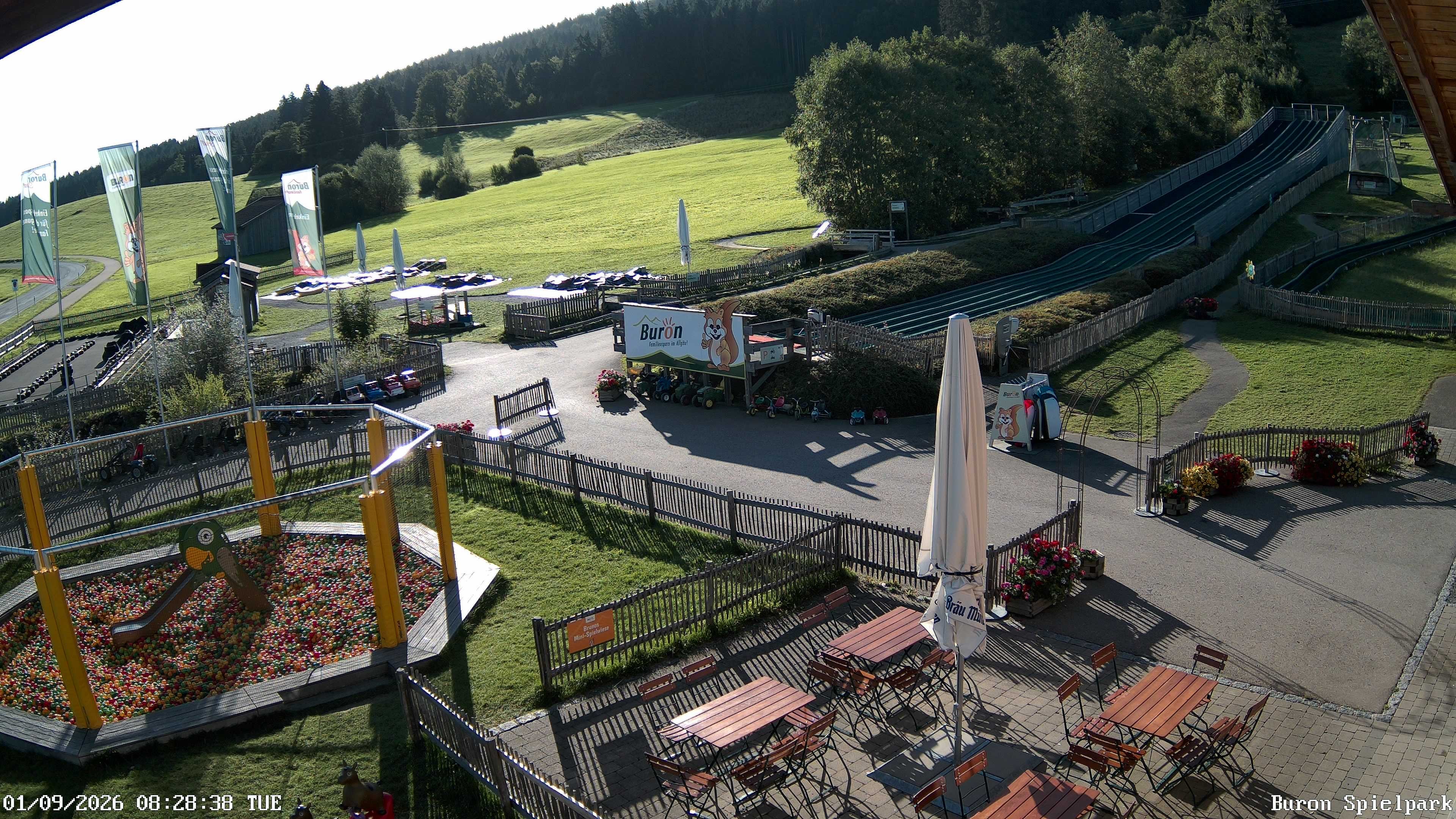 Archiv Foto Webcam Fernsicht auf den Gasthof Buron Stadl im Tal