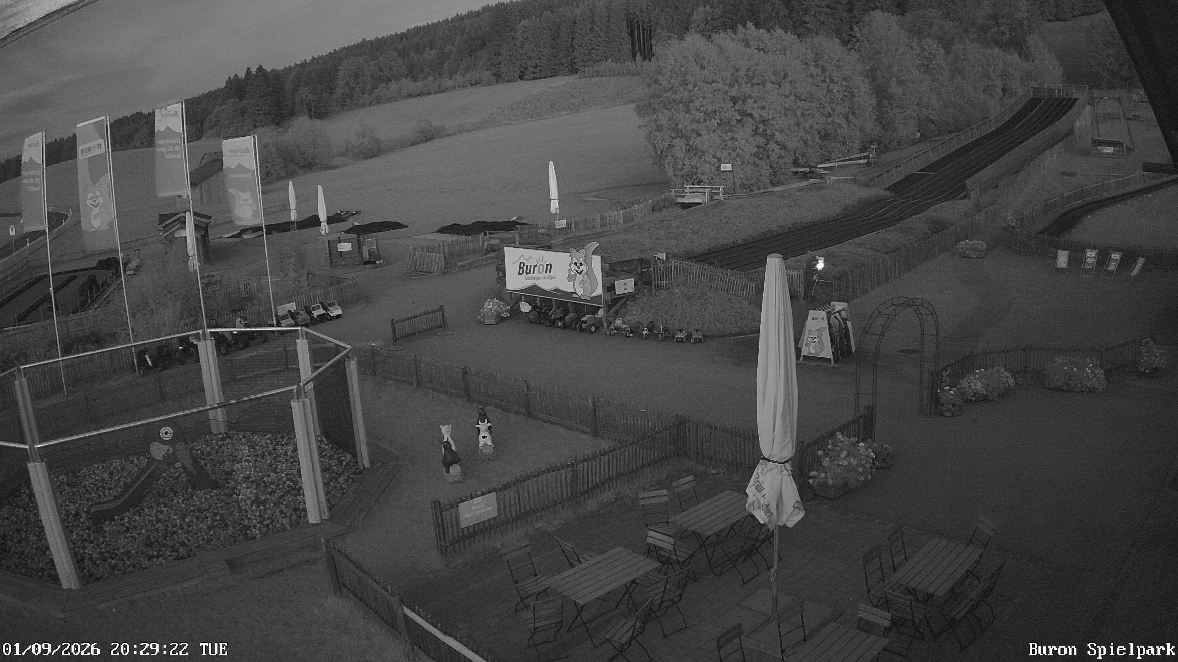 Archiv Foto Webcam Fernsicht auf den Gasthof Buron Stadl im Tal