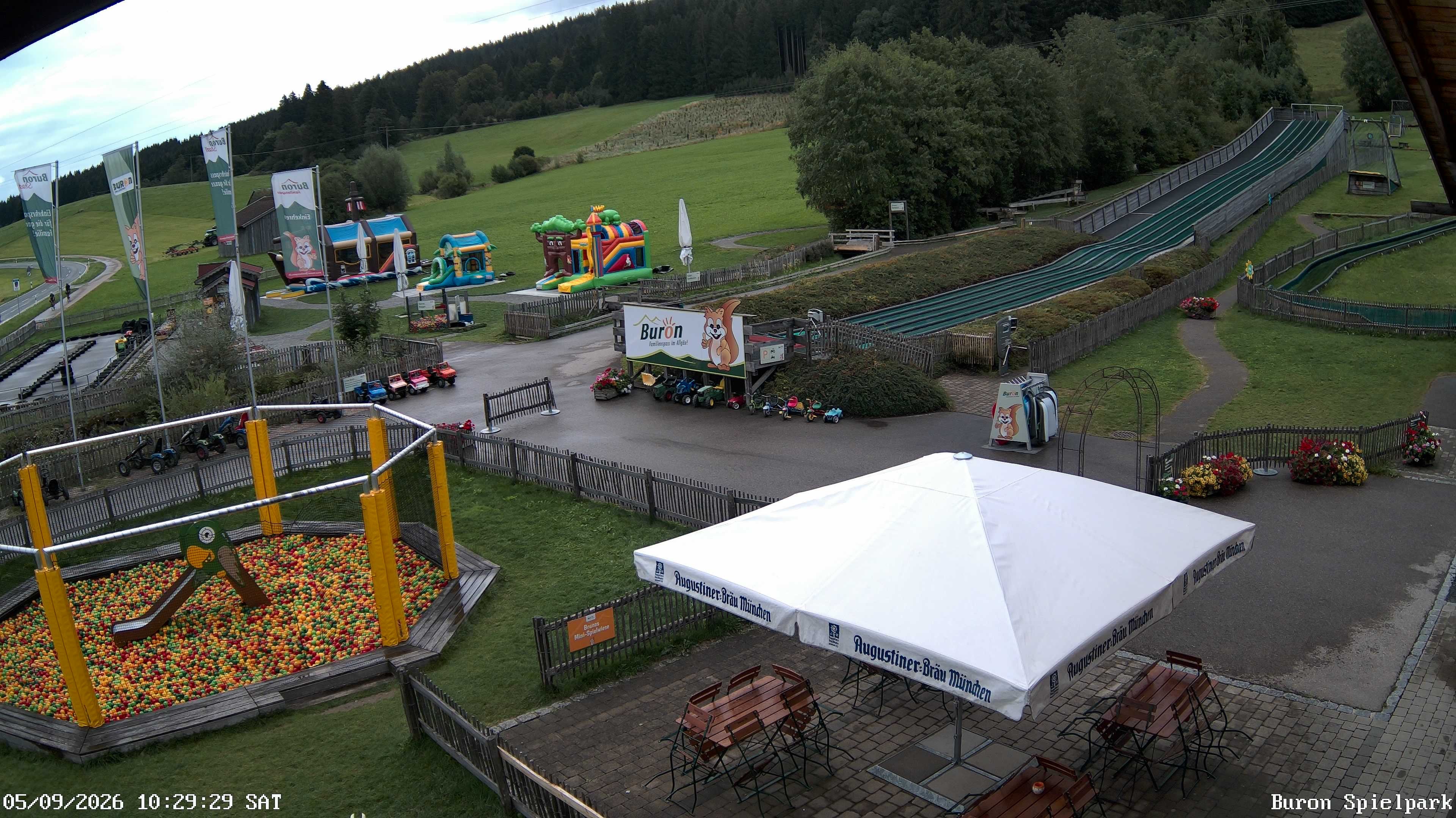 Archiv Foto Webcam Fernsicht auf den Gasthof Buron Stadl im Tal
