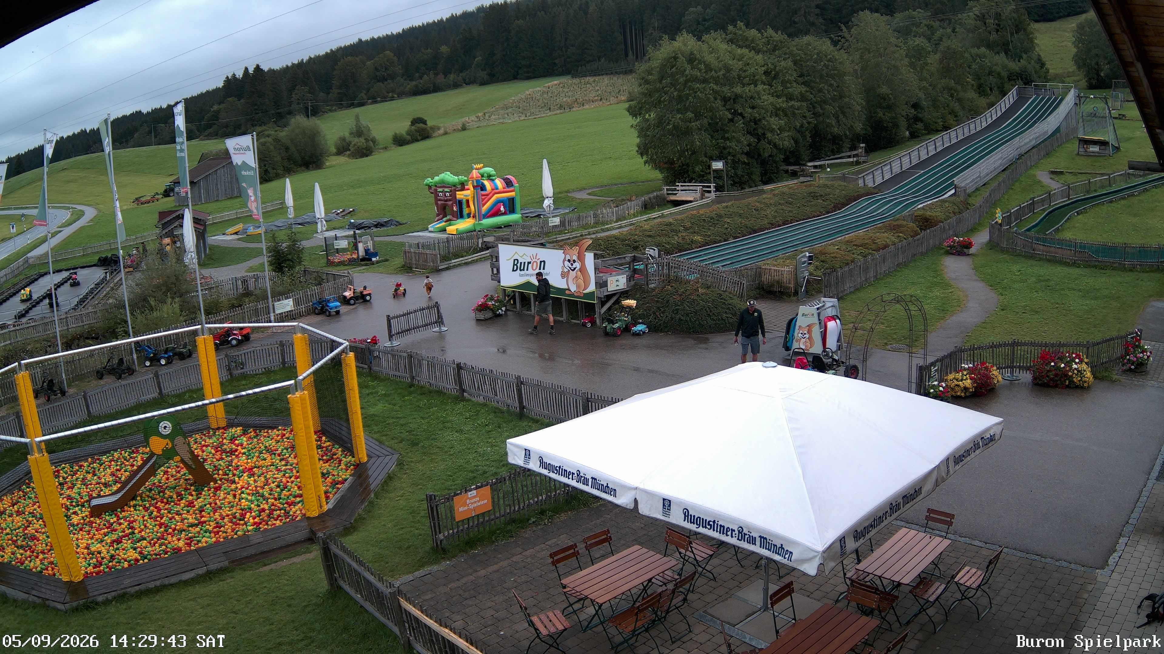 Archiv Foto Webcam Fernsicht auf den Gasthof Buron Stadl im Tal