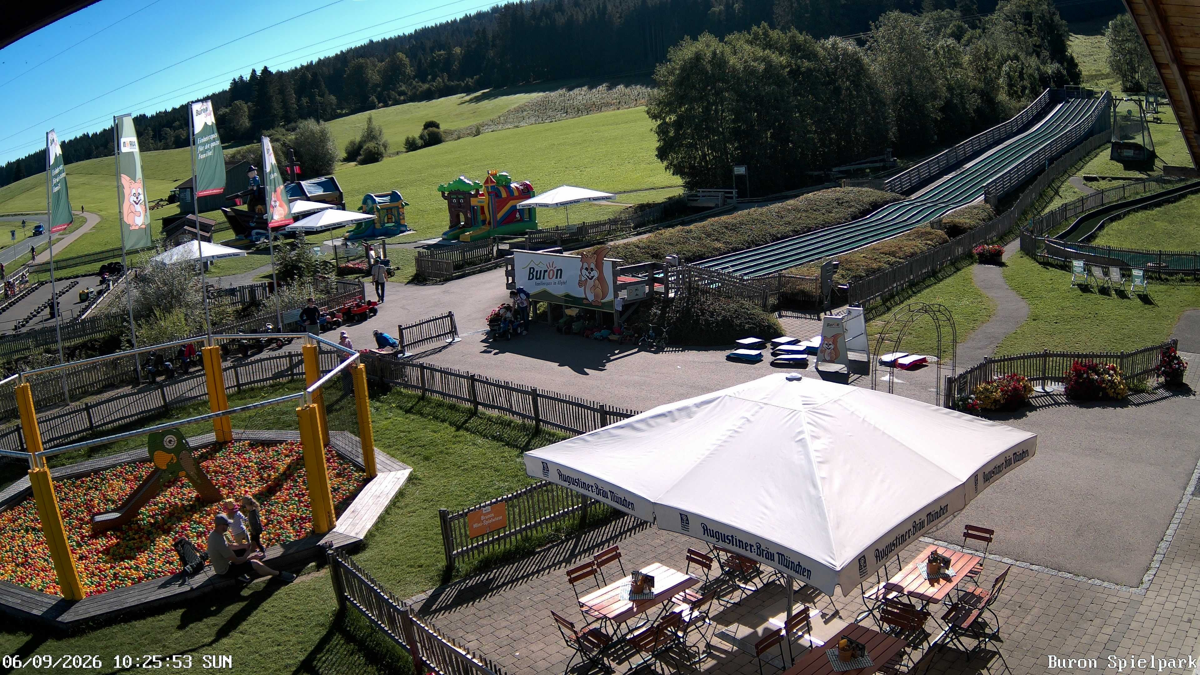 Archiv Foto Webcam Fernsicht auf den Gasthof Buron Stadl im Tal