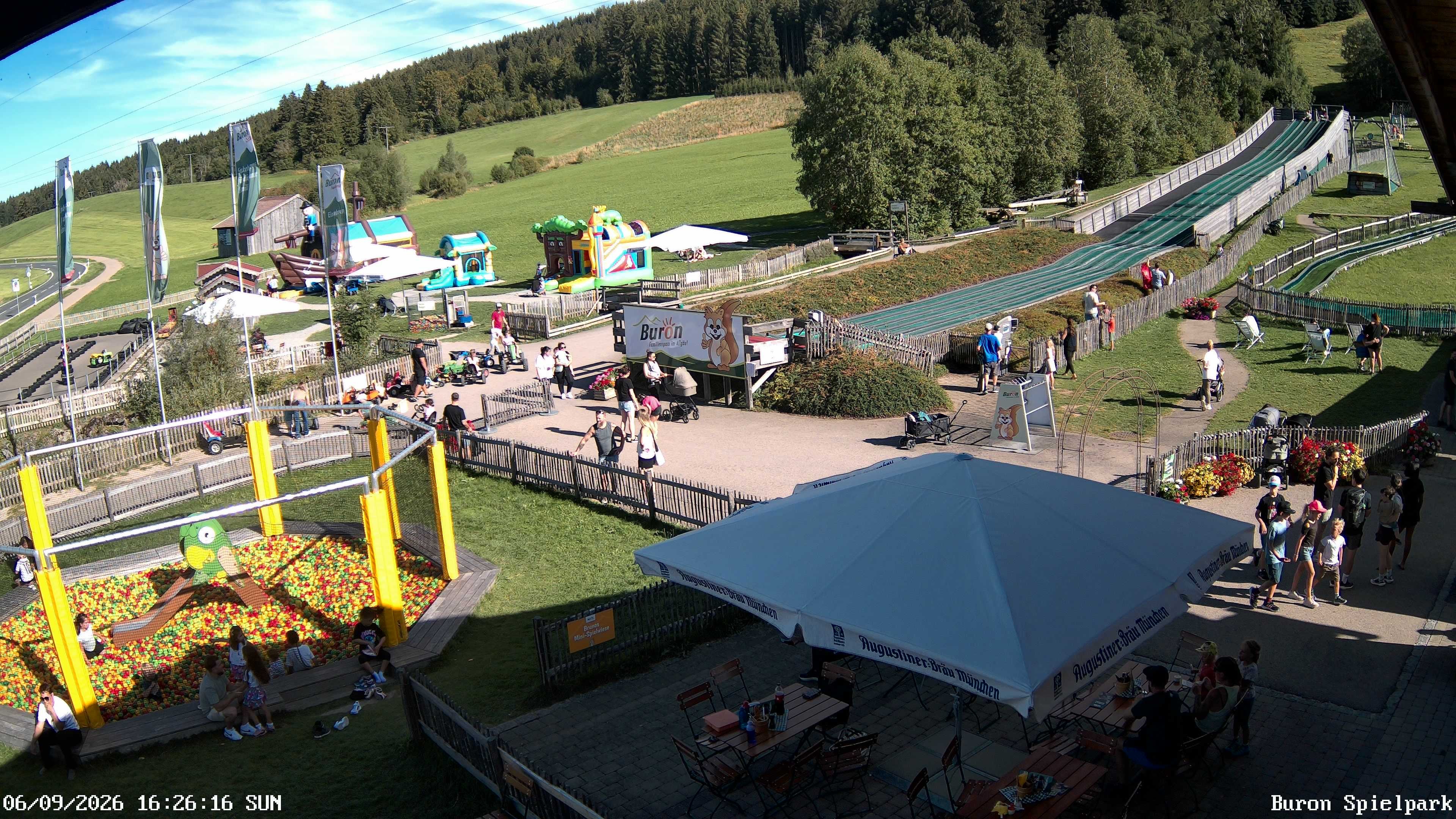 Archiv Foto Webcam Fernsicht auf den Gasthof Buron Stadl im Tal