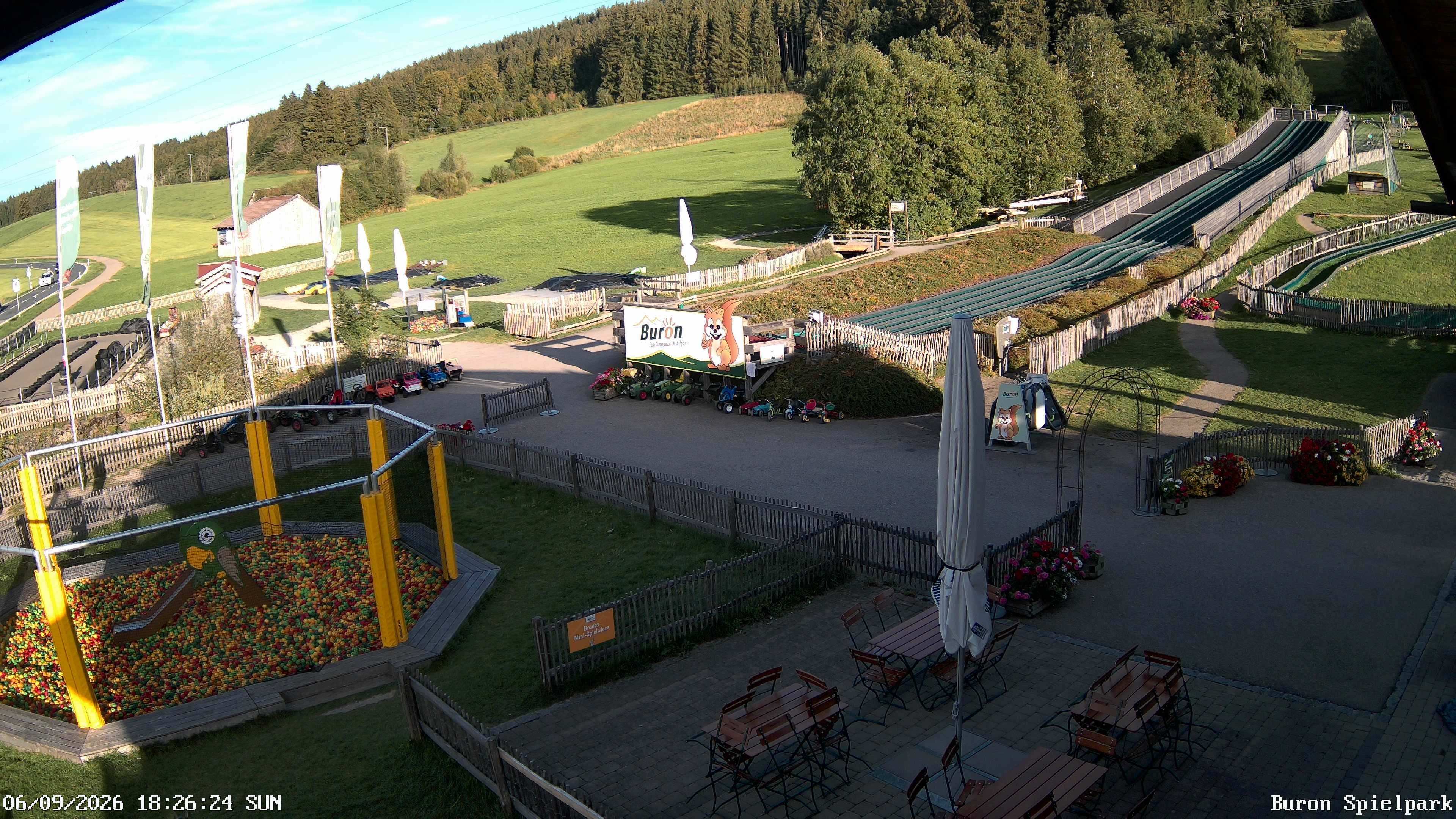 Archiv Foto Webcam Fernsicht auf den Gasthof Buron Stadl im Tal