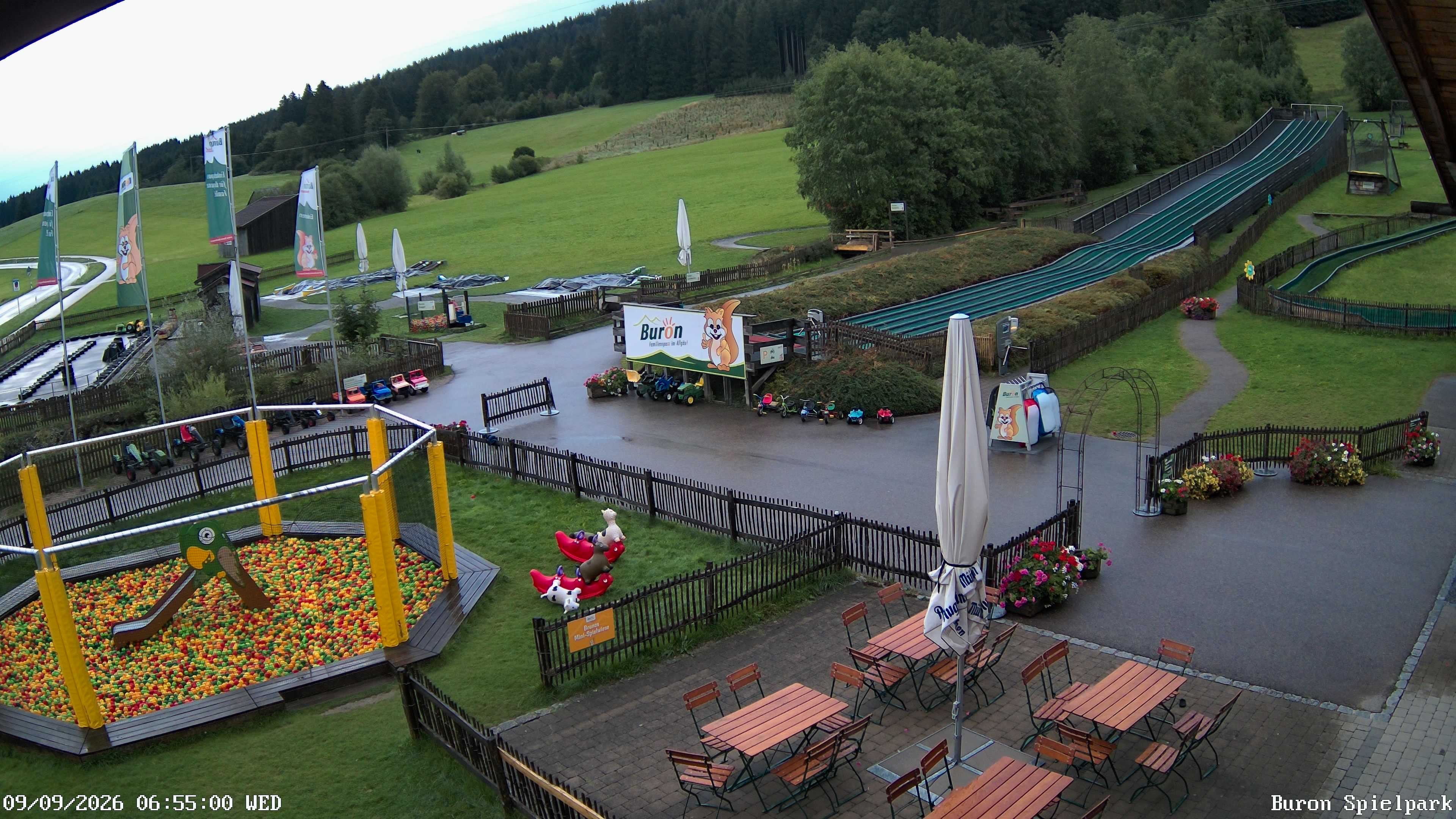 Archiv Foto Webcam Fernsicht auf den Gasthof Buron Stadl im Tal
