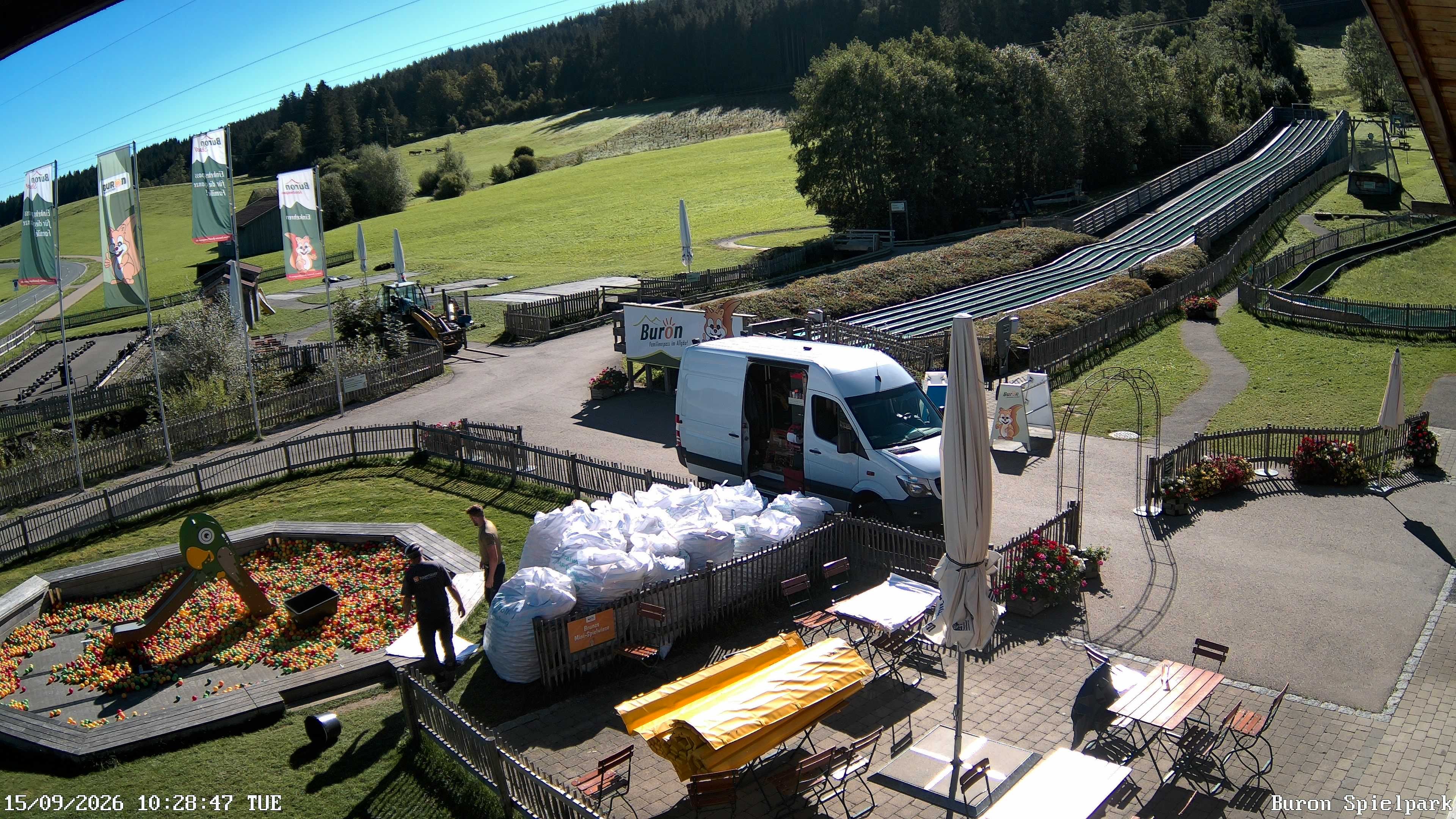 Archiv Foto Webcam Fernsicht auf den Gasthof Buron Stadl im Tal