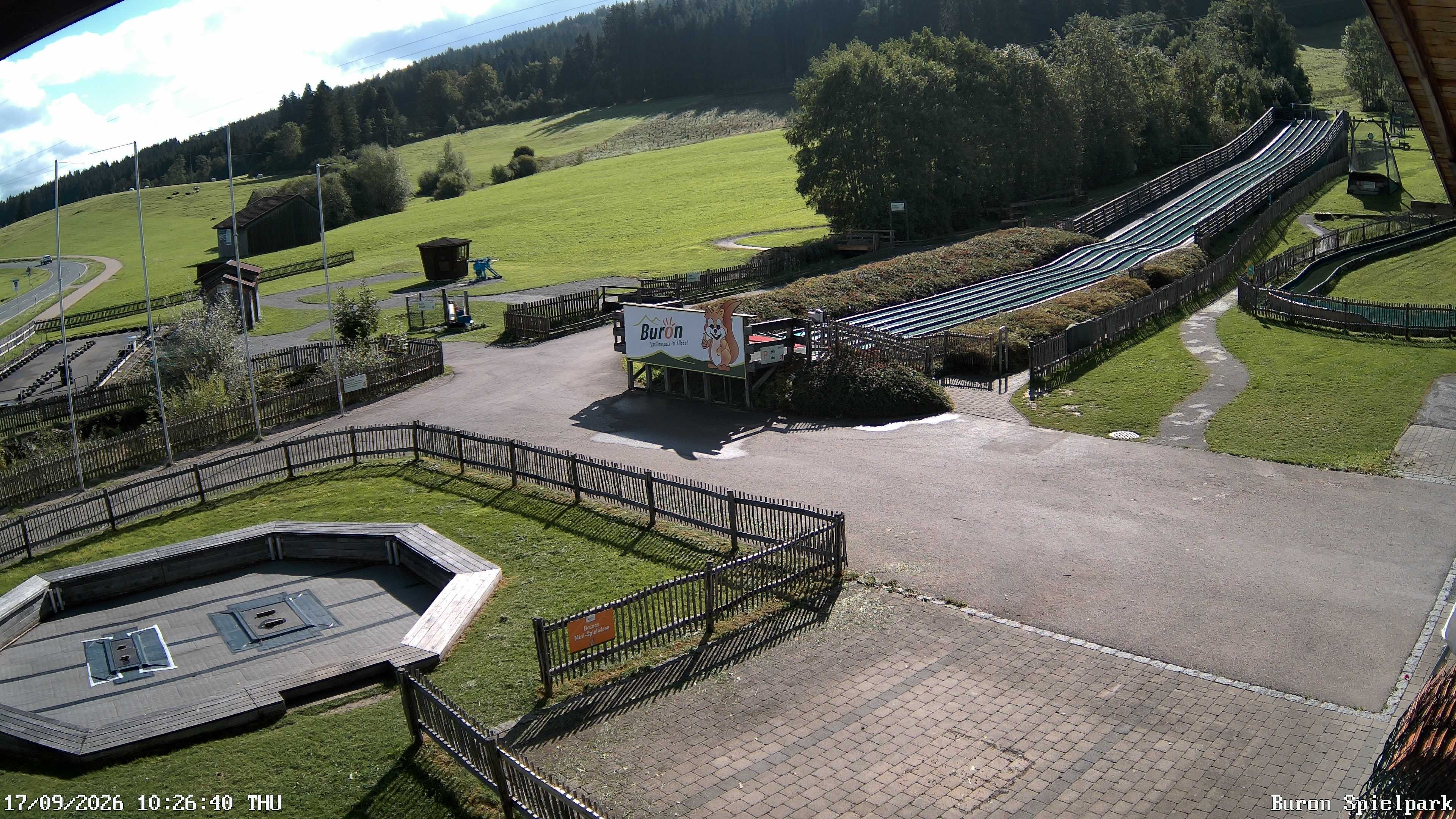 Archiv Foto Webcam Fernsicht auf den Gasthof Buron Stadl im Tal