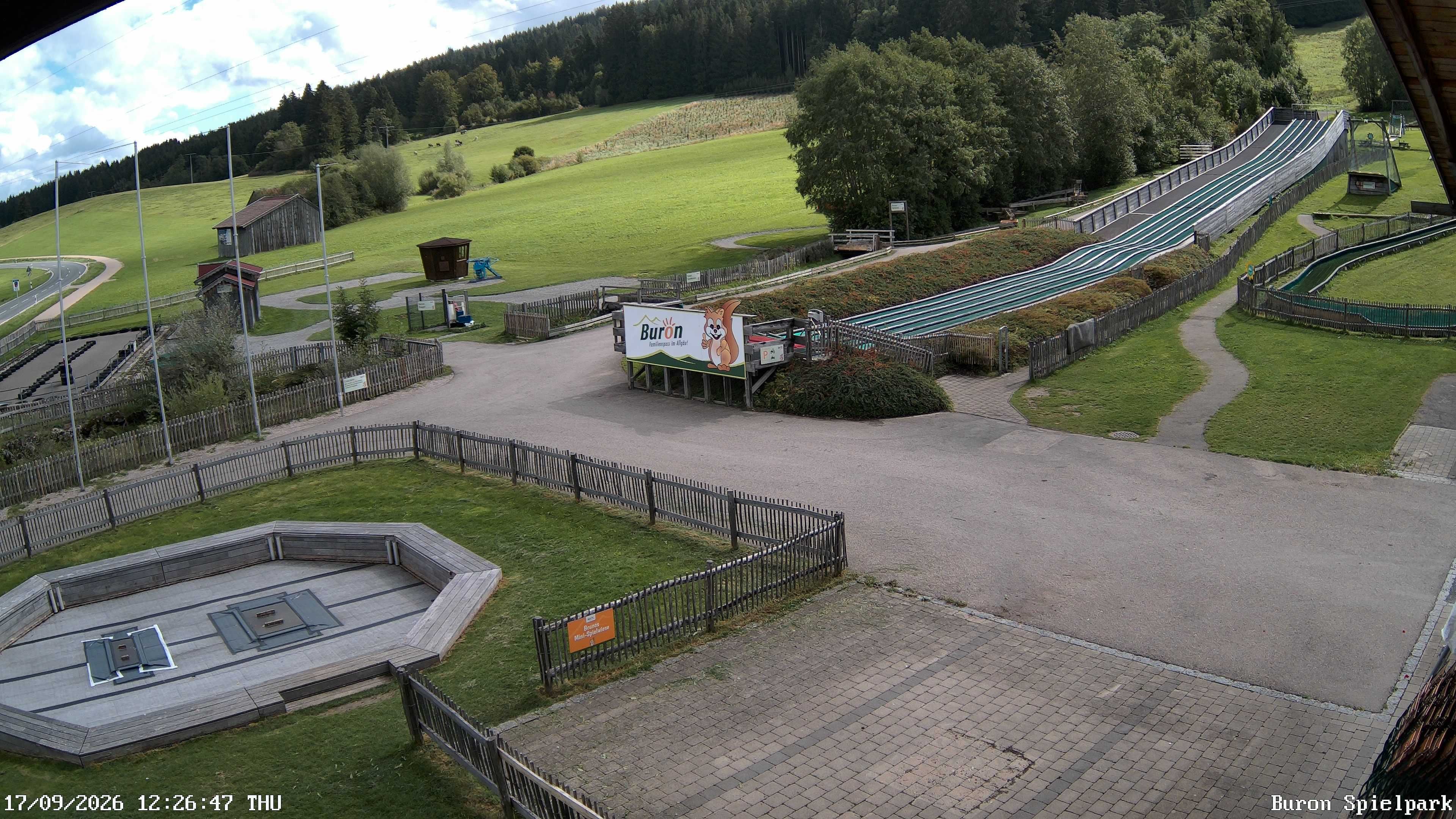 Archiv Foto Webcam Fernsicht auf den Gasthof Buron Stadl im Tal