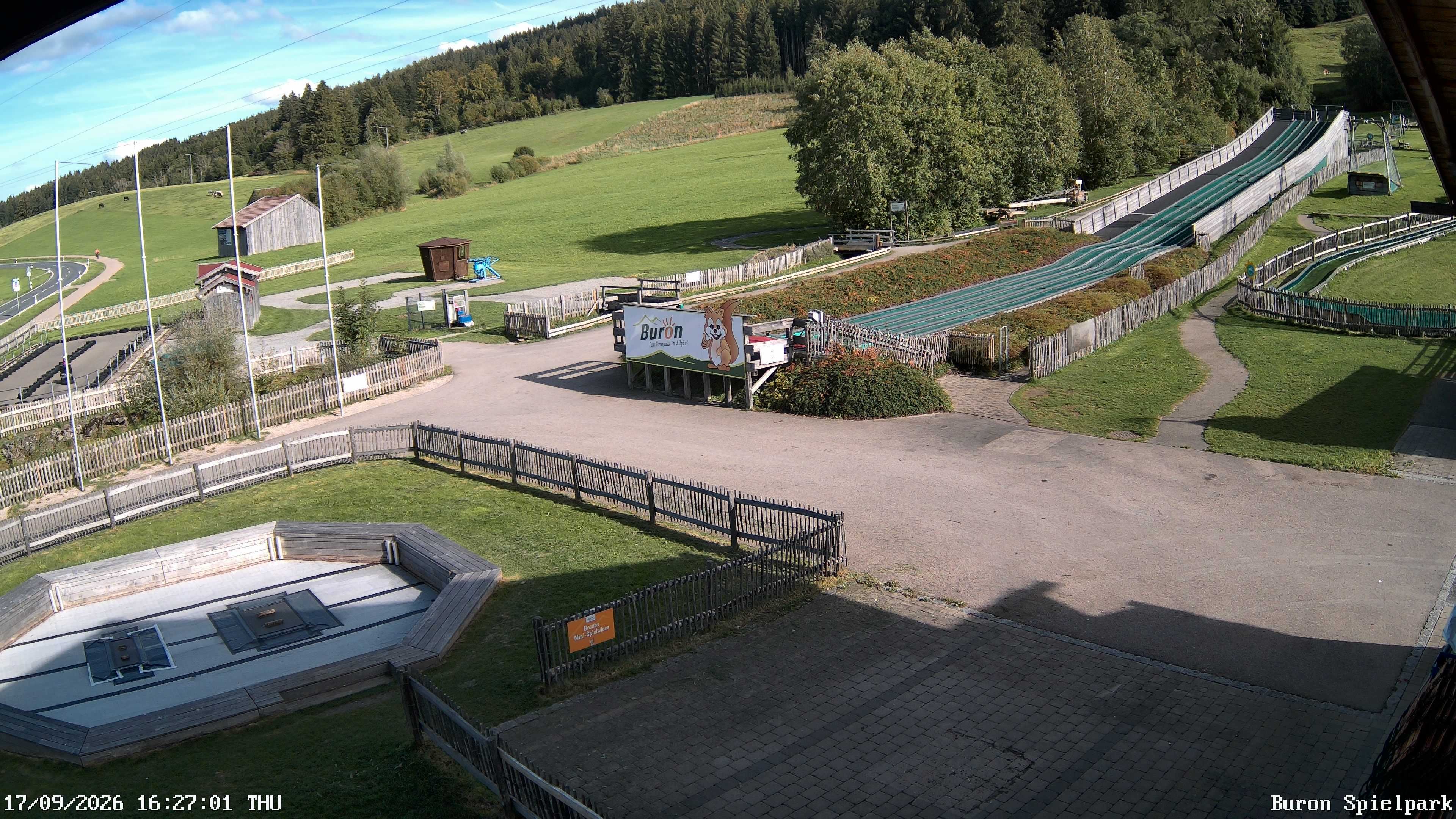 Archiv Foto Webcam Fernsicht auf den Gasthof Buron Stadl im Tal