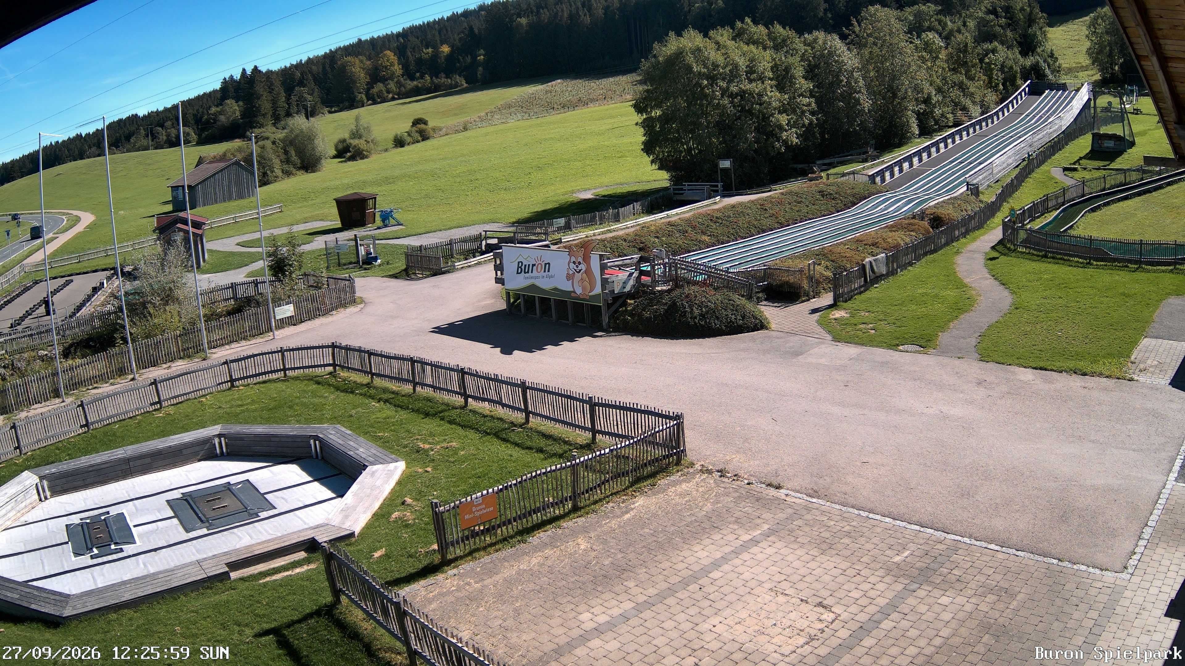 Archiv Foto Webcam Fernsicht auf den Gasthof Buron Stadl im Tal