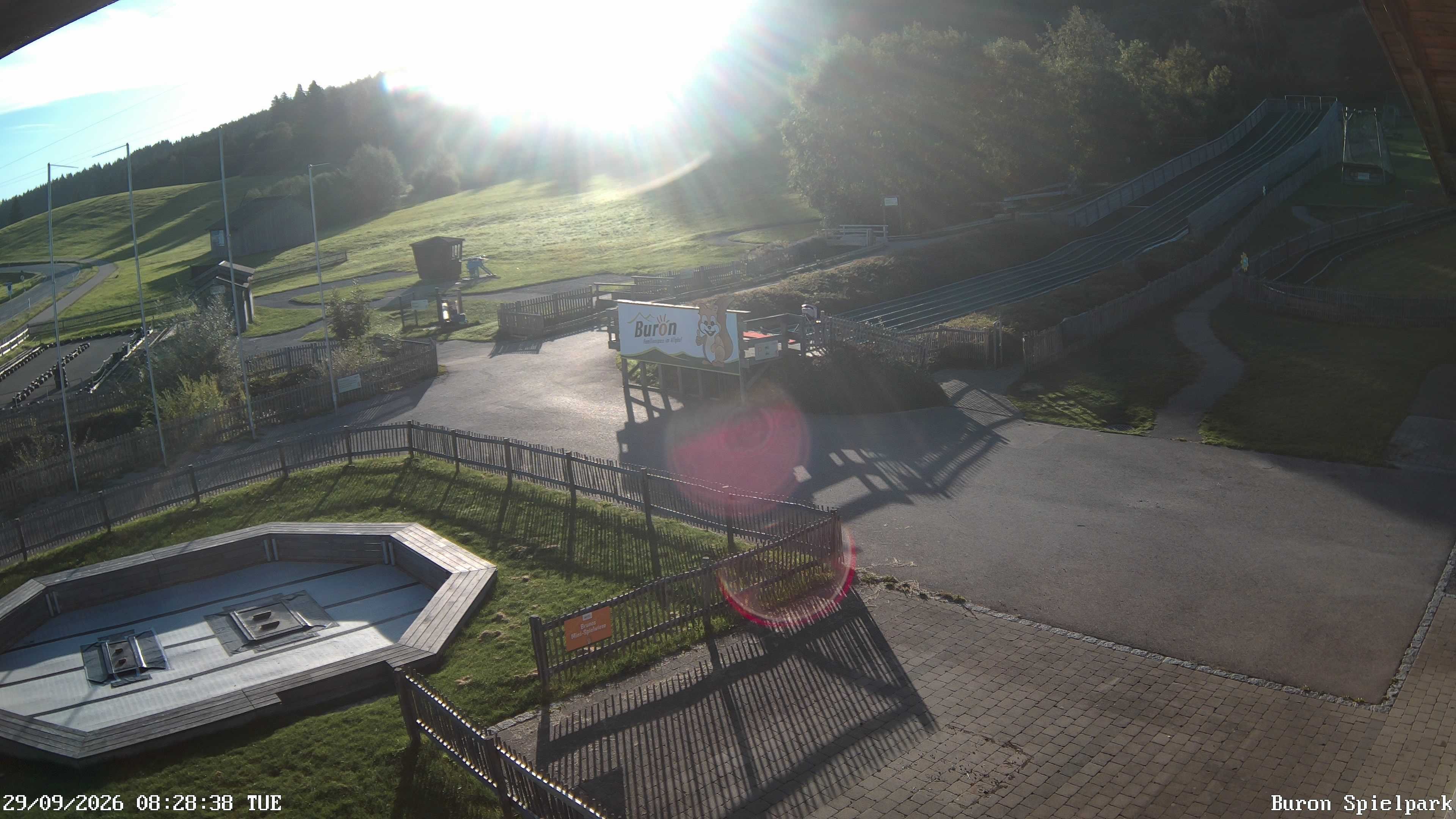 Archiv Foto Webcam Fernsicht auf den Gasthof Buron Stadl im Tal