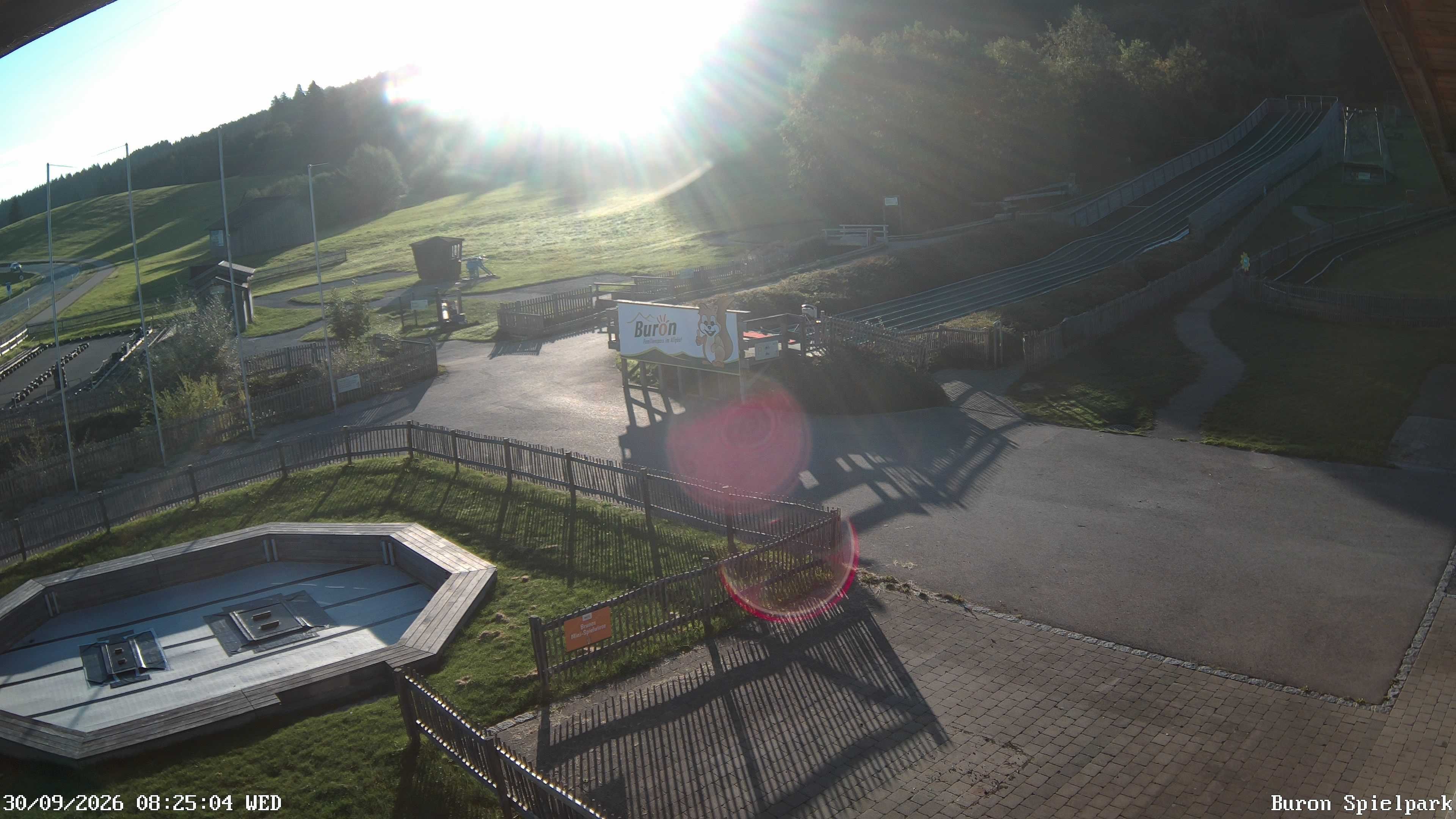Archiv Foto Webcam Fernsicht auf den Gasthof Buron Stadl im Tal