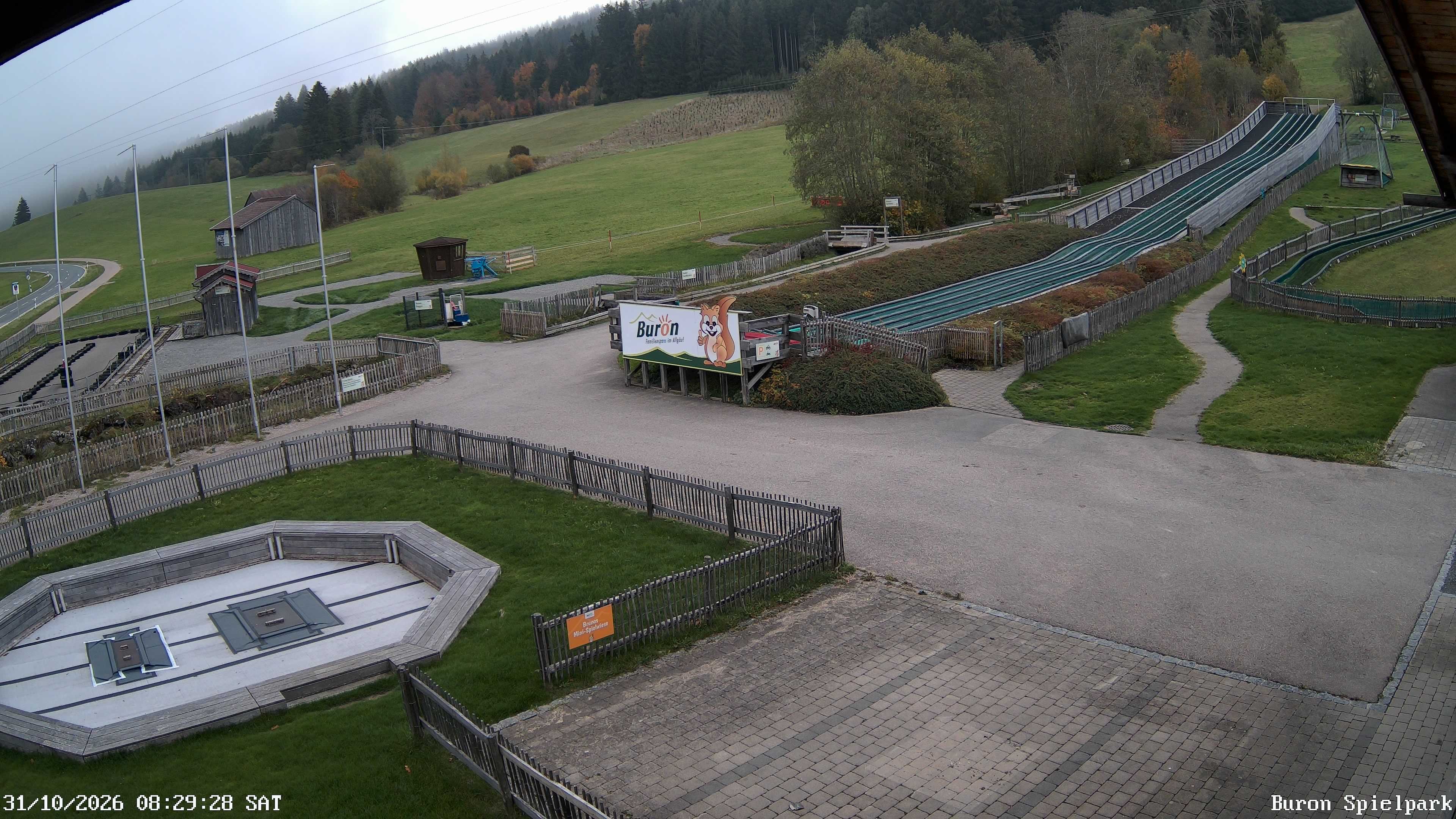 Archived image Webcam with the view of the Alpine restaurant Buron Stadl