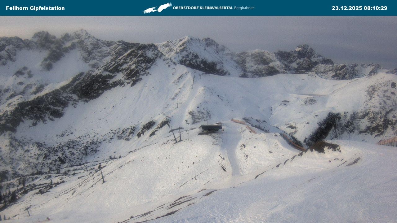 Archiv Foto Webcam Bergstation Fellhornbahn (1.967m)