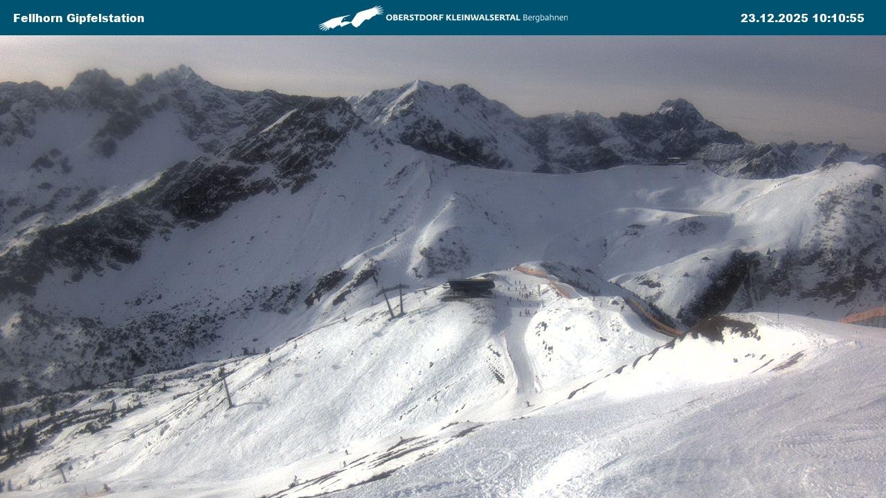 Archiv Foto Webcam Bergstation Fellhornbahn (1.967m)