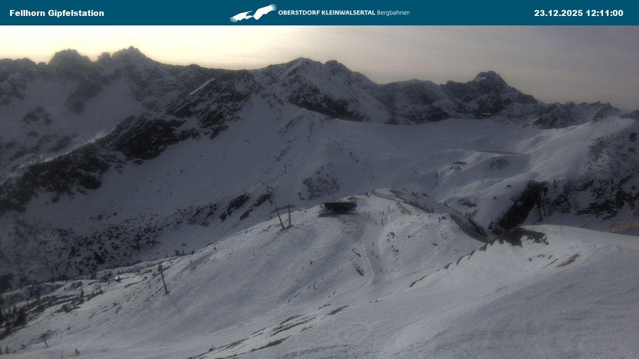 Archiv Foto Webcam Bergstation Fellhornbahn (1.967m)