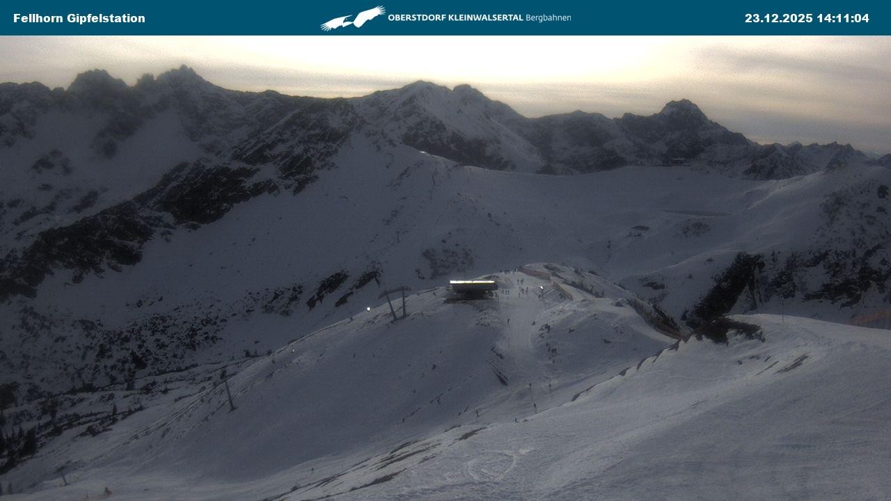 Archiv Foto Webcam Bergstation Fellhornbahn (1.967m)