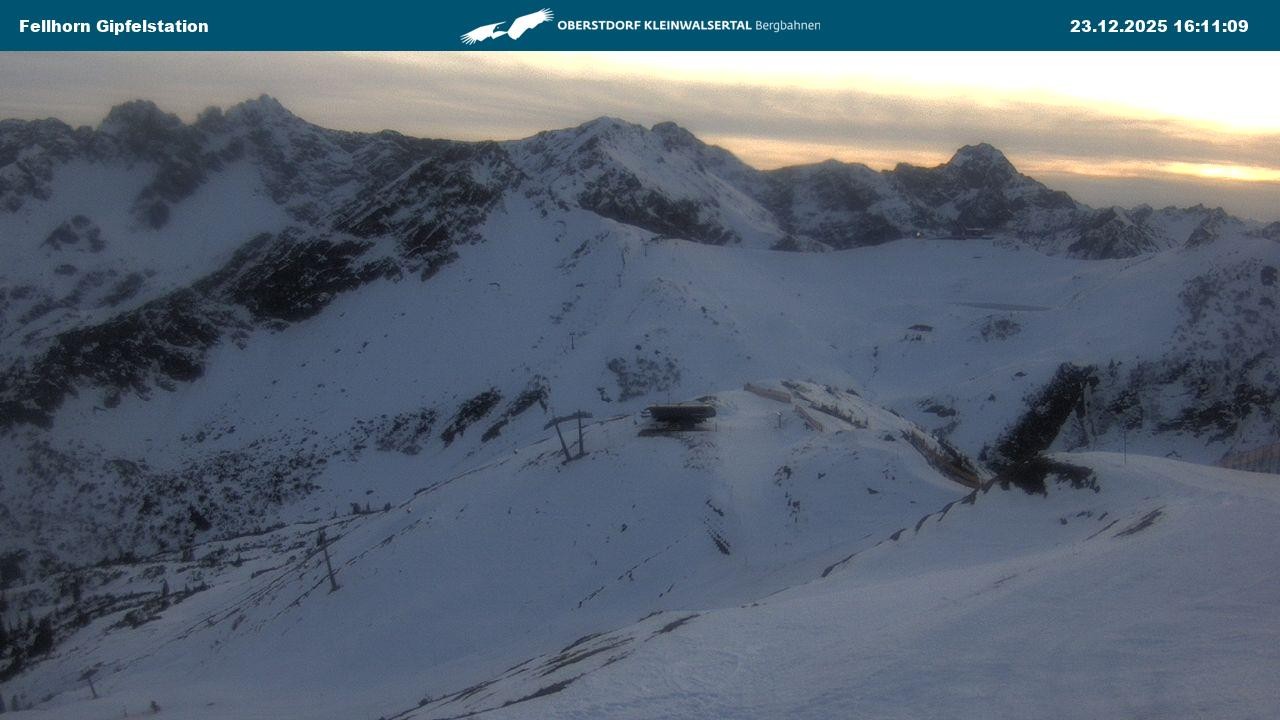 Archiv Foto Webcam Bergstation Fellhornbahn (1.967m)