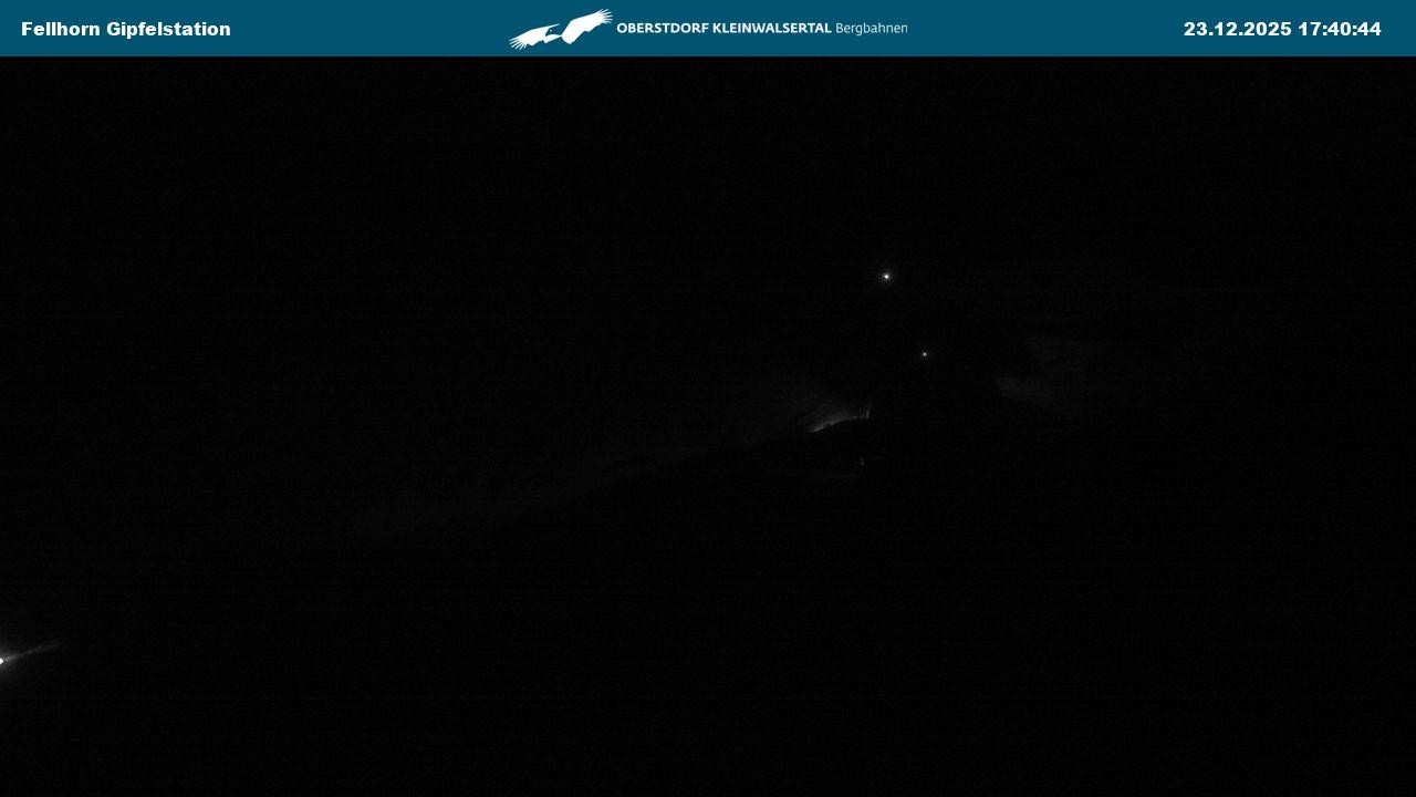 Archiv Foto Webcam Bergstation Fellhornbahn (1.967m)