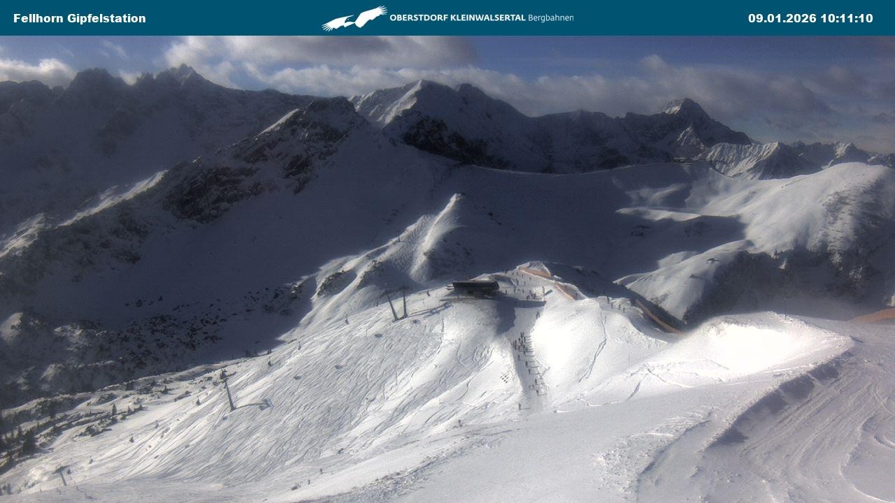 Archiv Foto Webcam Bergstation Fellhornbahn (1.967m)