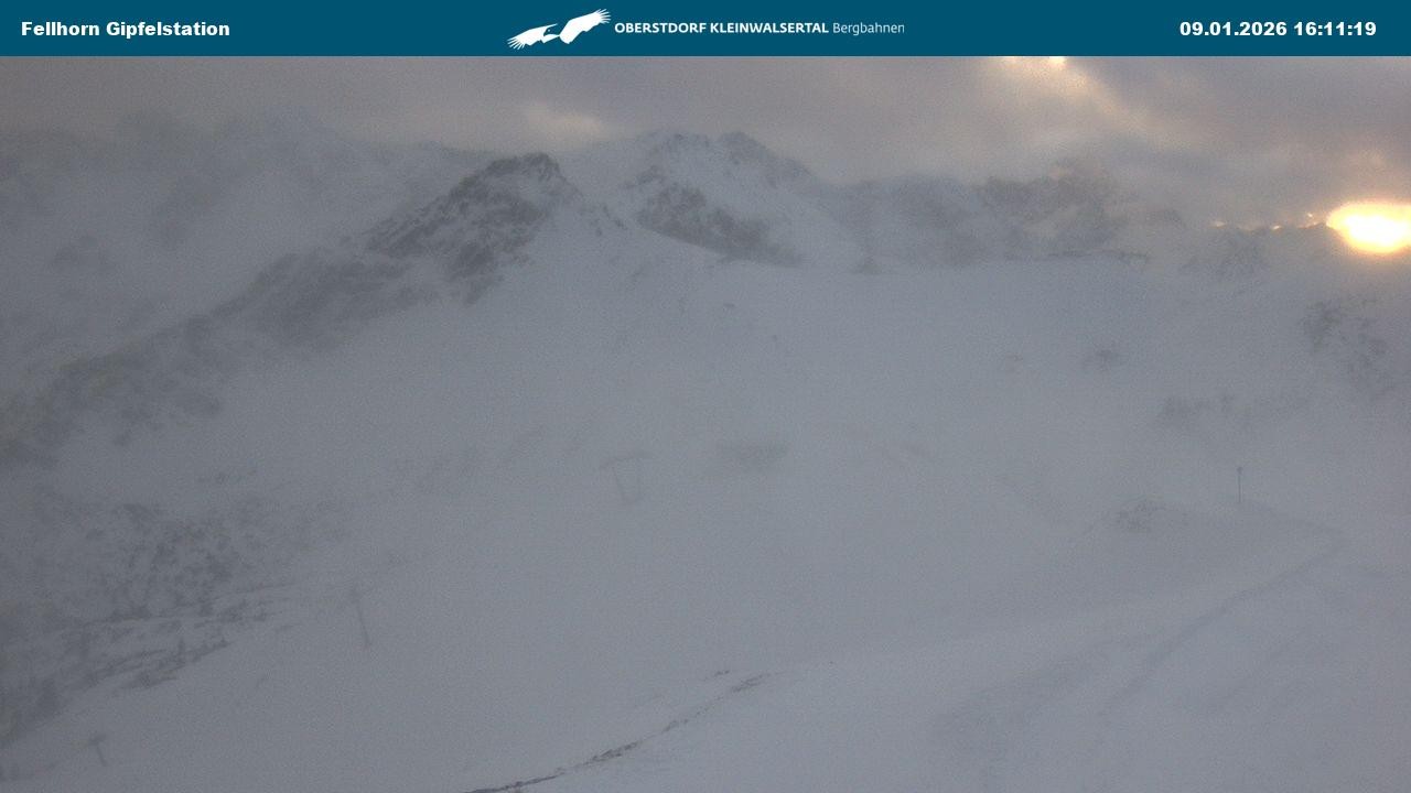 Archiv Foto Webcam Bergstation Fellhornbahn (1.967m)