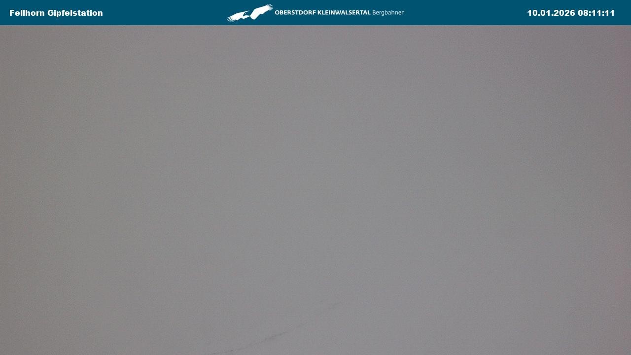Archiv Foto Webcam Bergstation Fellhornbahn (1.967m)