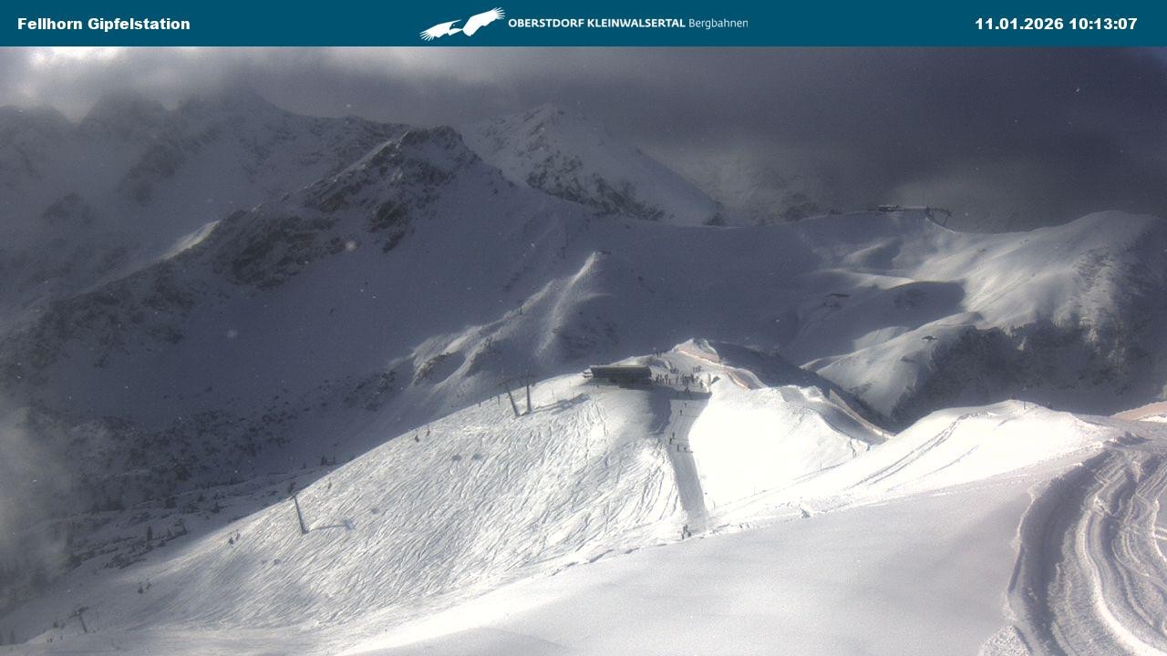 Archiv Foto Webcam Bergstation Fellhornbahn (1.967m)