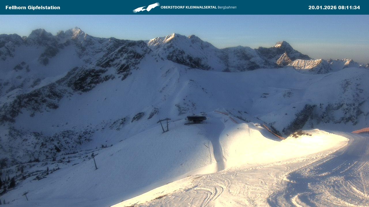 Archiv Foto Webcam Bergstation Fellhornbahn (1.967m)