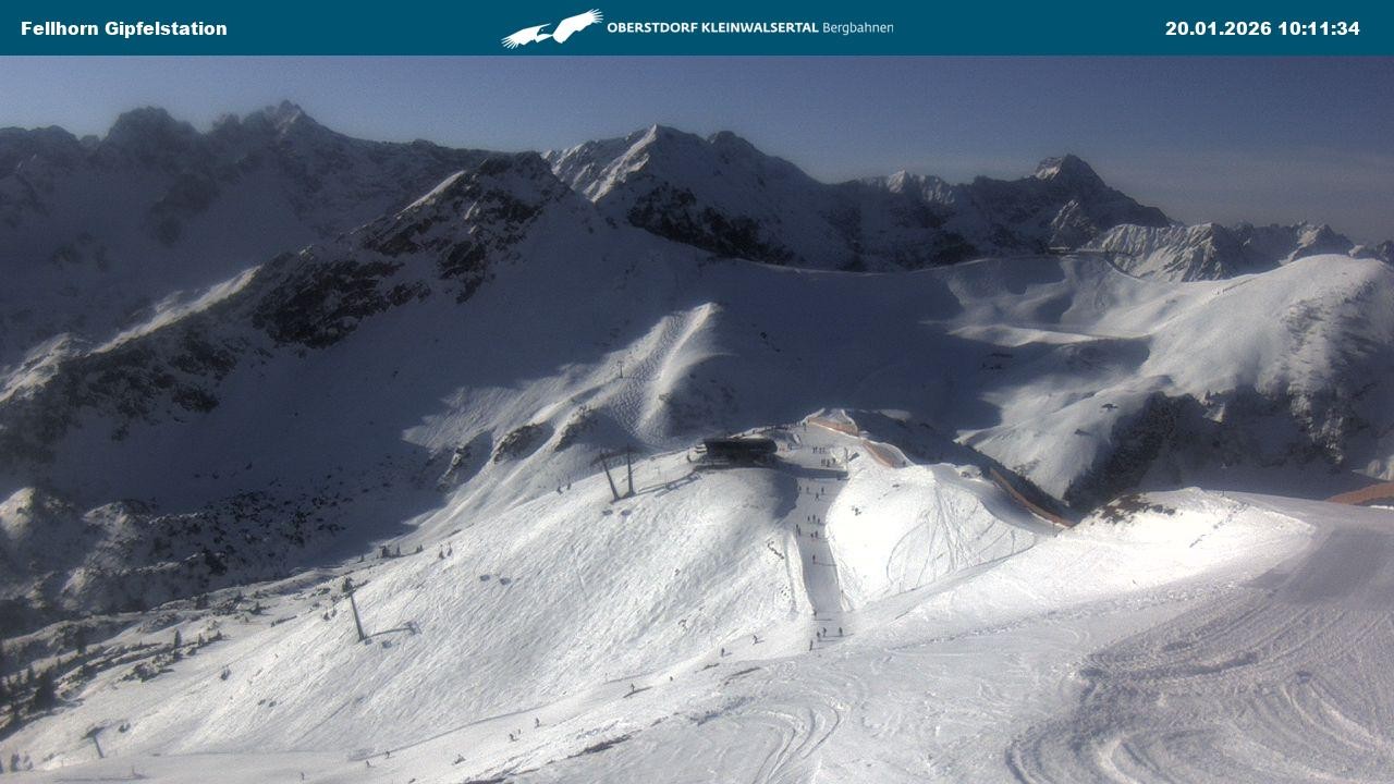 Archiv Foto Webcam Bergstation Fellhornbahn (1.967m)