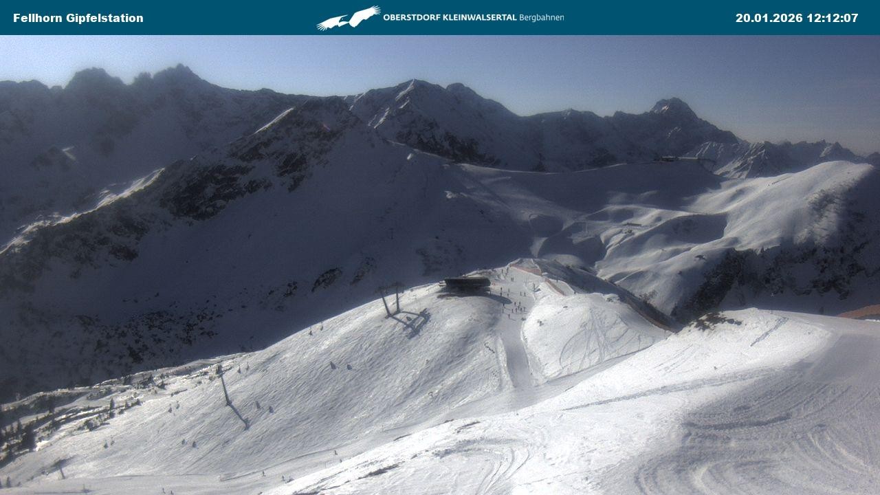 Archiv Foto Webcam Bergstation Fellhornbahn (1.967m)