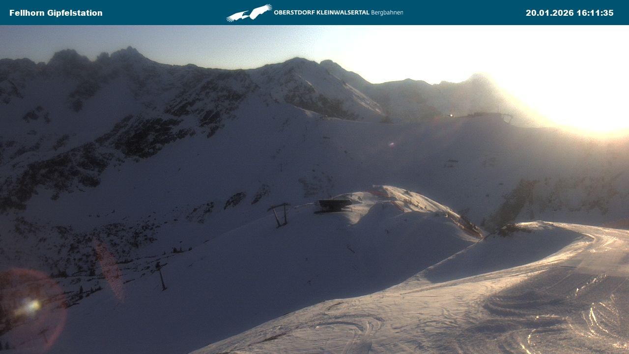 Archiv Foto Webcam Bergstation Fellhornbahn (1.967m)