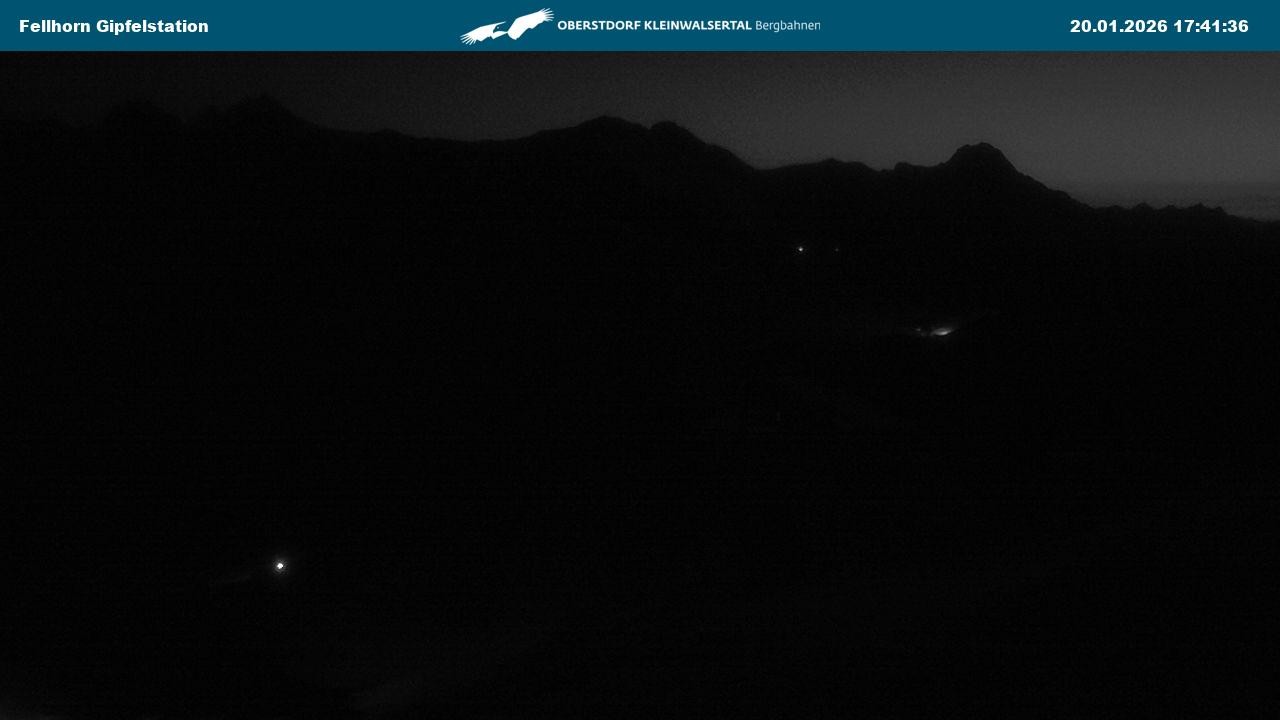 Archiv Foto Webcam Bergstation Fellhornbahn (1.967m)