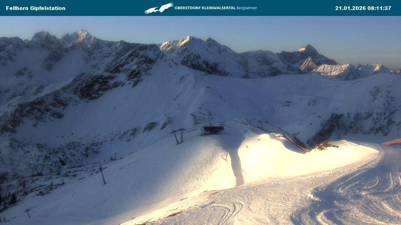 Archiv Foto Webcam Bergstation Fellhornbahn (1.967m)
