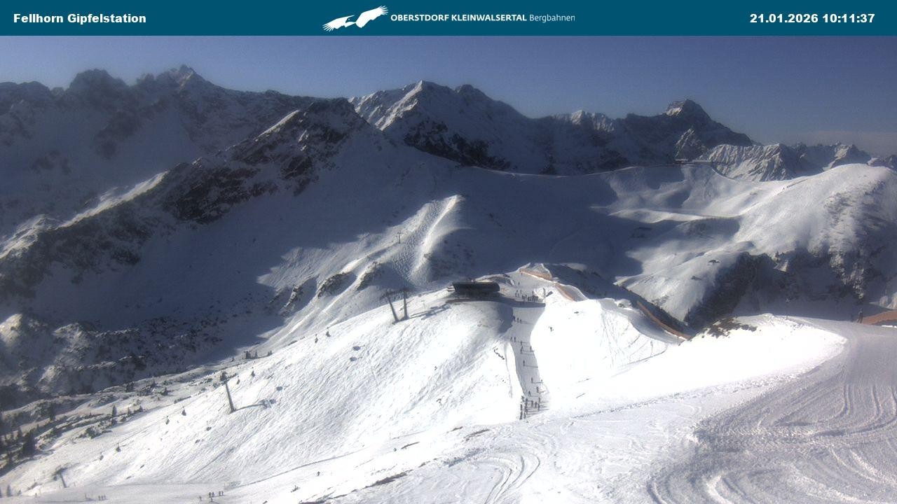 Archiv Foto Webcam Bergstation Fellhornbahn (1.967m)