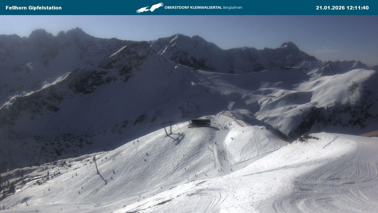 Archiv Foto Webcam Bergstation Fellhornbahn (1.967m)