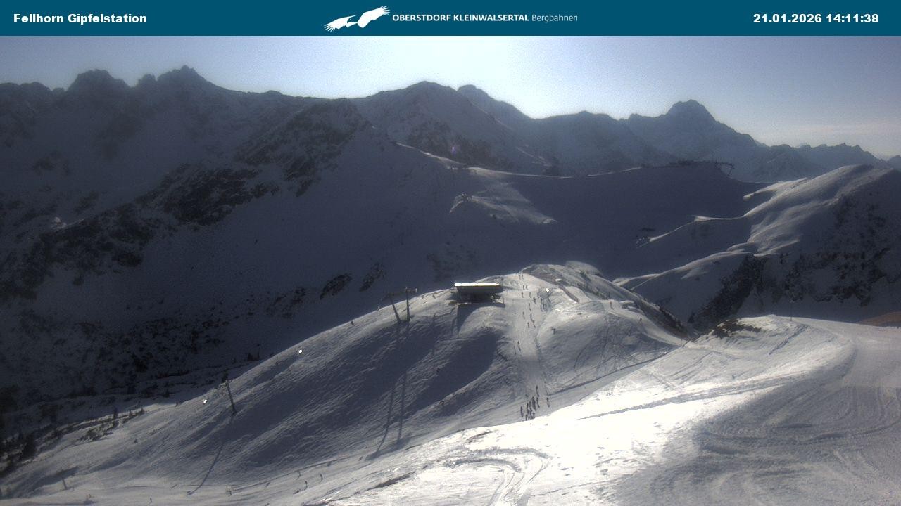 Archiv Foto Webcam Bergstation Fellhornbahn (1.967m)