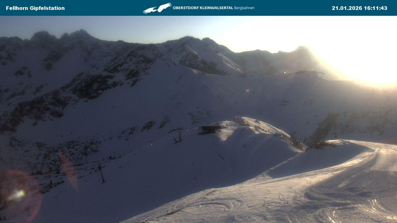 Archiv Foto Webcam Bergstation Fellhornbahn (1.967m)