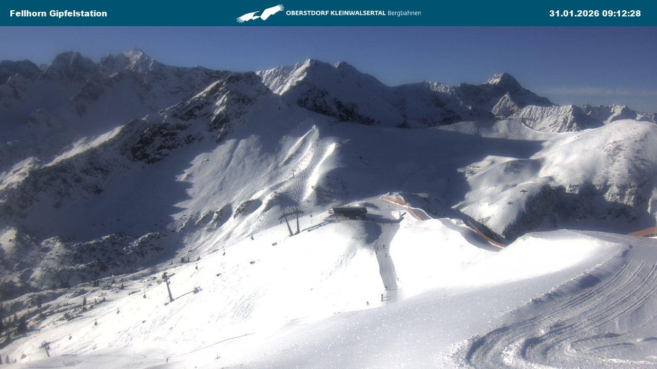 Archiv Foto Webcam Bergstation Fellhornbahn (1.967m)