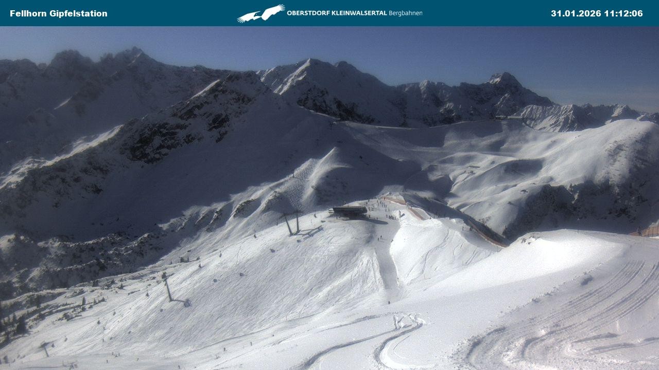 Archiv Foto Webcam Bergstation Fellhornbahn (1.967m)