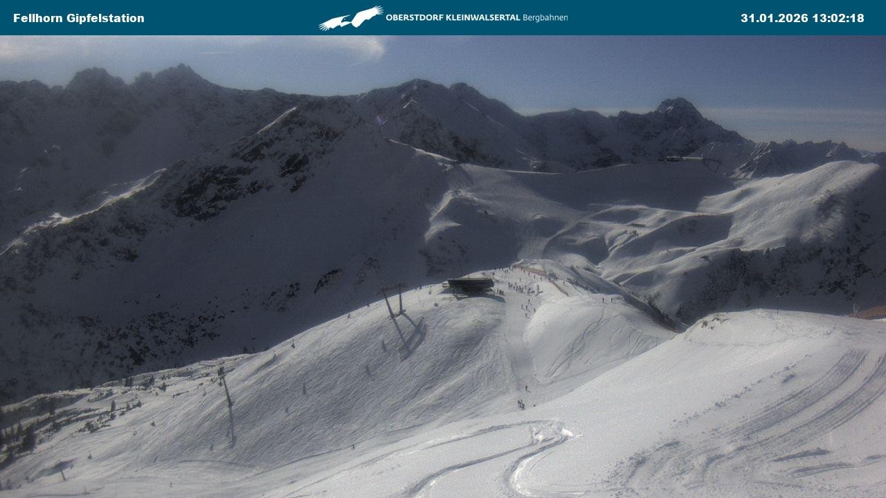Archiv Foto Webcam Bergstation Fellhornbahn (1.967m)