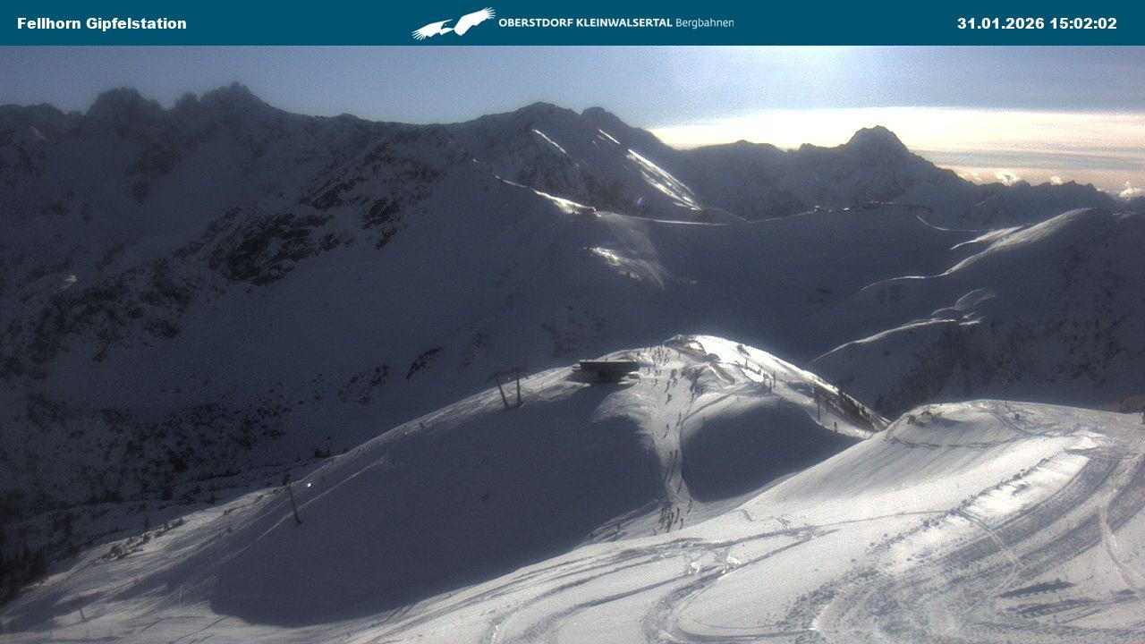 Archiv Foto Webcam Bergstation Fellhornbahn (1.967m)