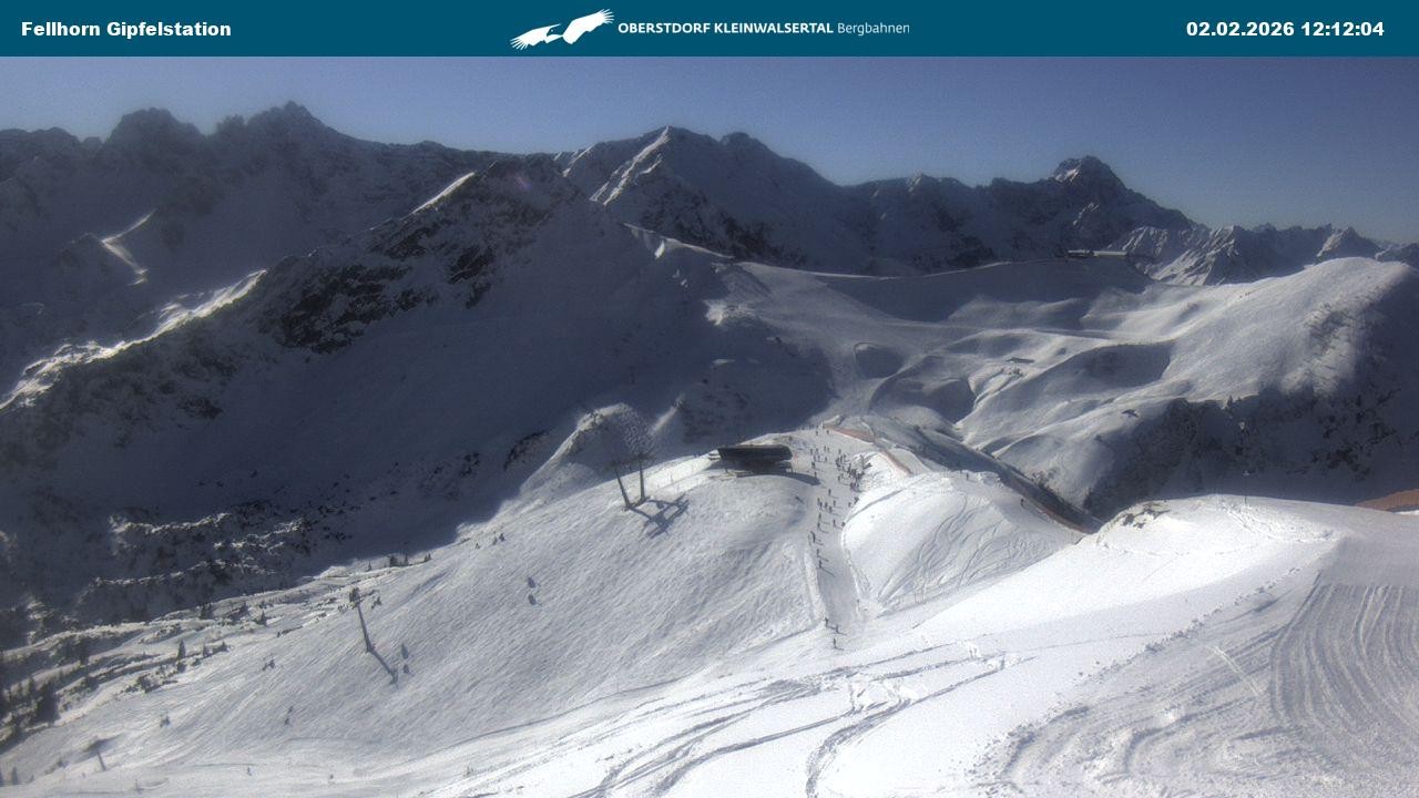 Archived image Webcam Fellhornbahn - Top Station (1.967m)