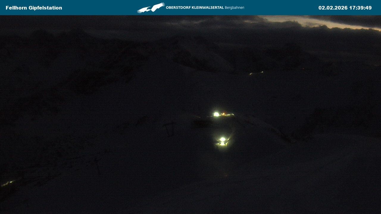 Archived image Webcam Fellhornbahn - Top Station (1.967m)