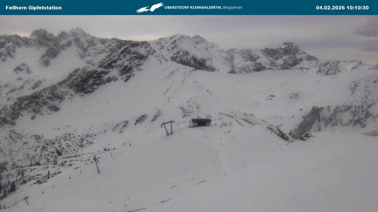 Archiv Foto Webcam Bergstation Fellhornbahn (1.967m)