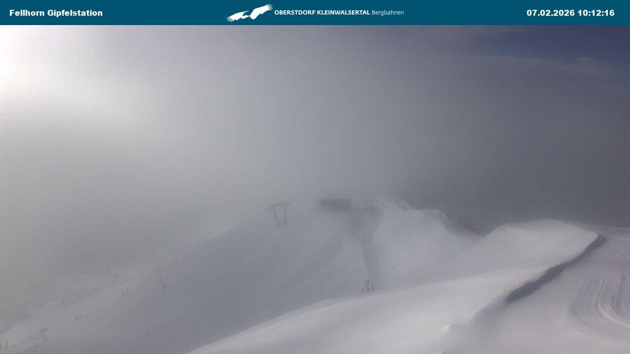 Archiv Foto Webcam Bergstation Fellhornbahn (1.967m)