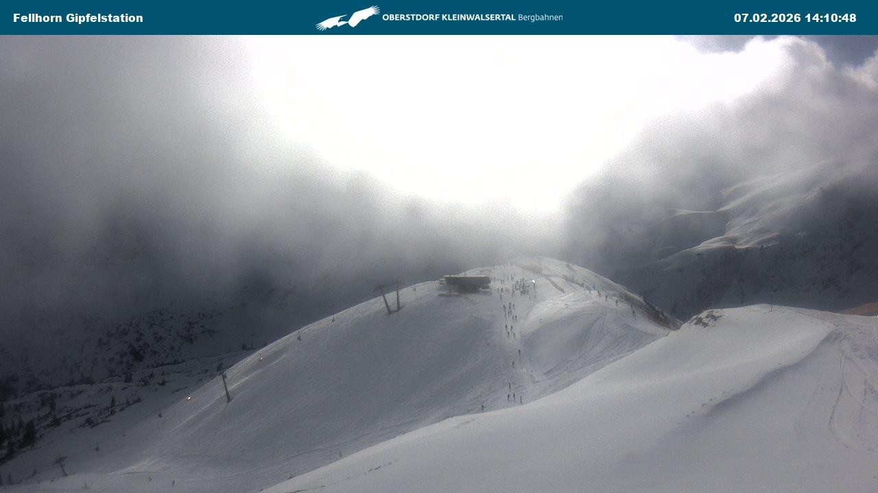 Archiv Foto Webcam Bergstation Fellhornbahn (1.967m)