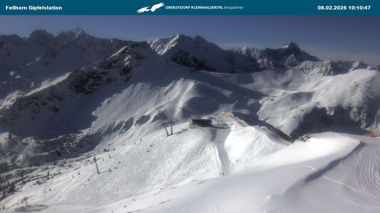 Archiv Foto Webcam Bergstation Fellhornbahn (1.967m)