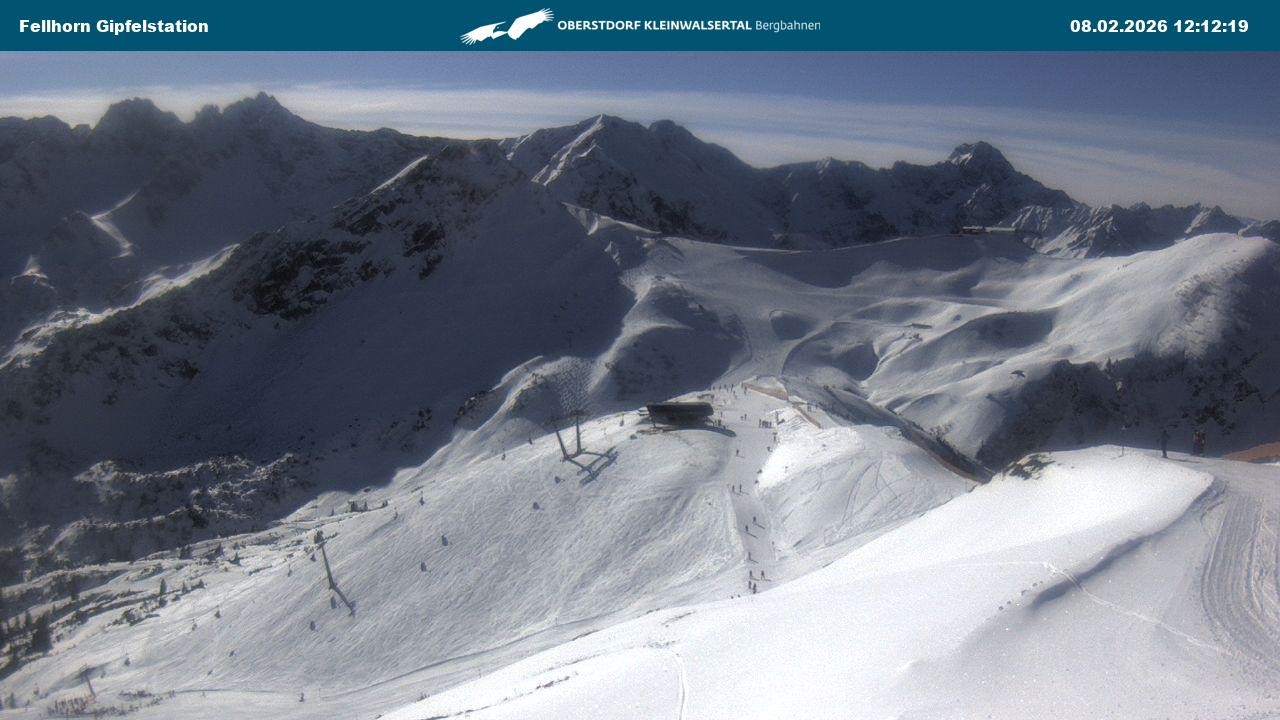 Archiv Foto Webcam Bergstation Fellhornbahn (1.967m)